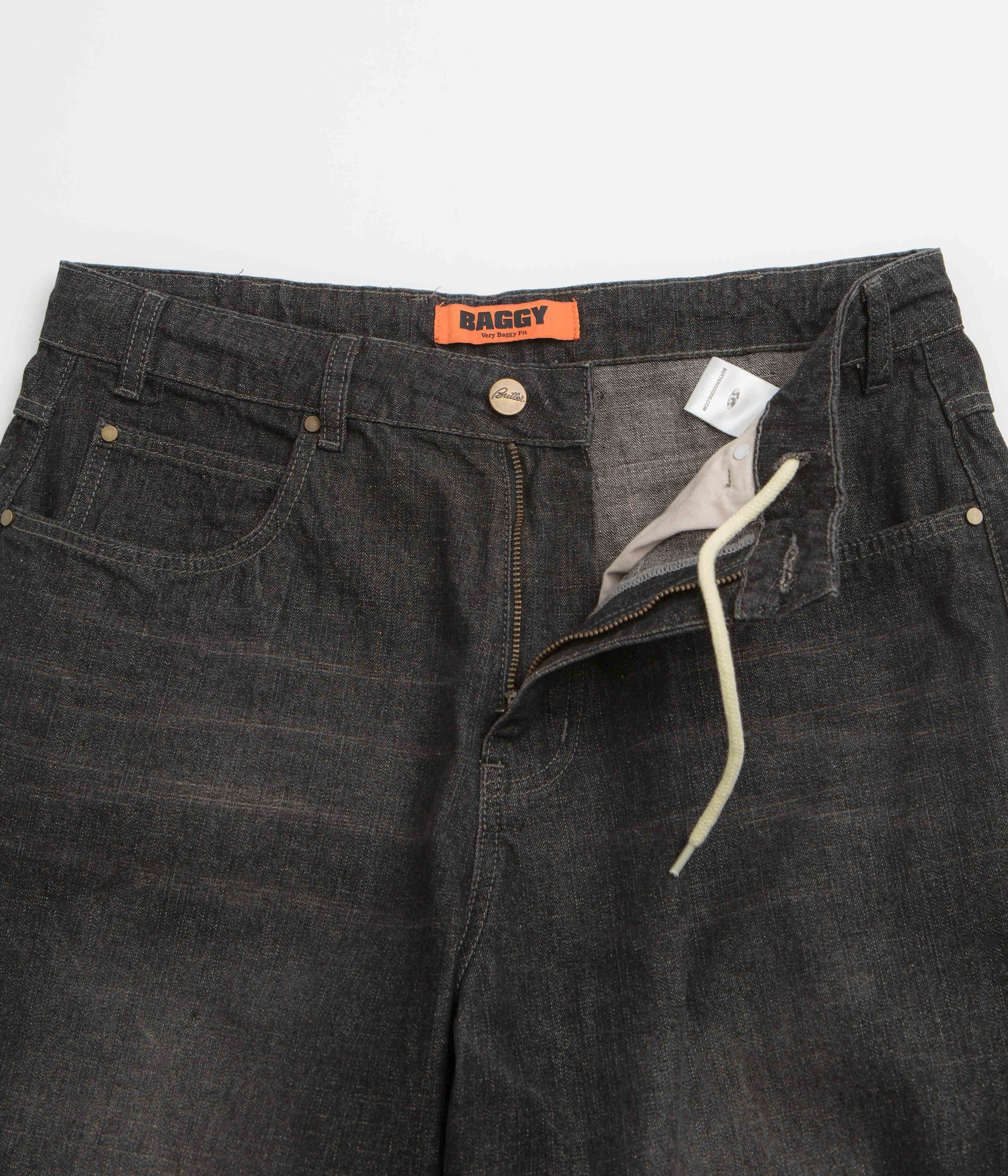 Butter Goods Scorpion Stitch Jeans - Slub Black - Image 6