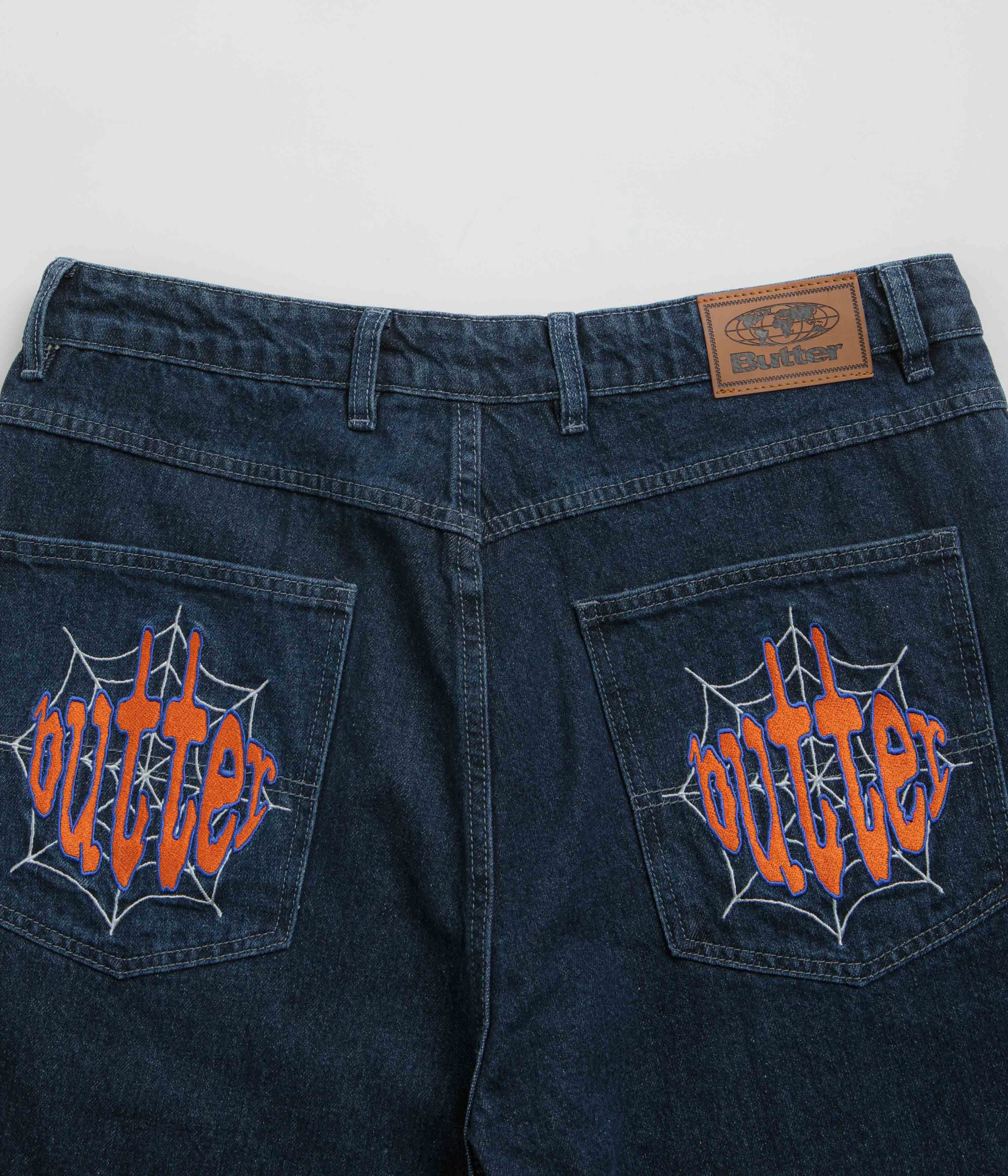 Butter Goods Spider Jeans - Dark Indigo - Image 8