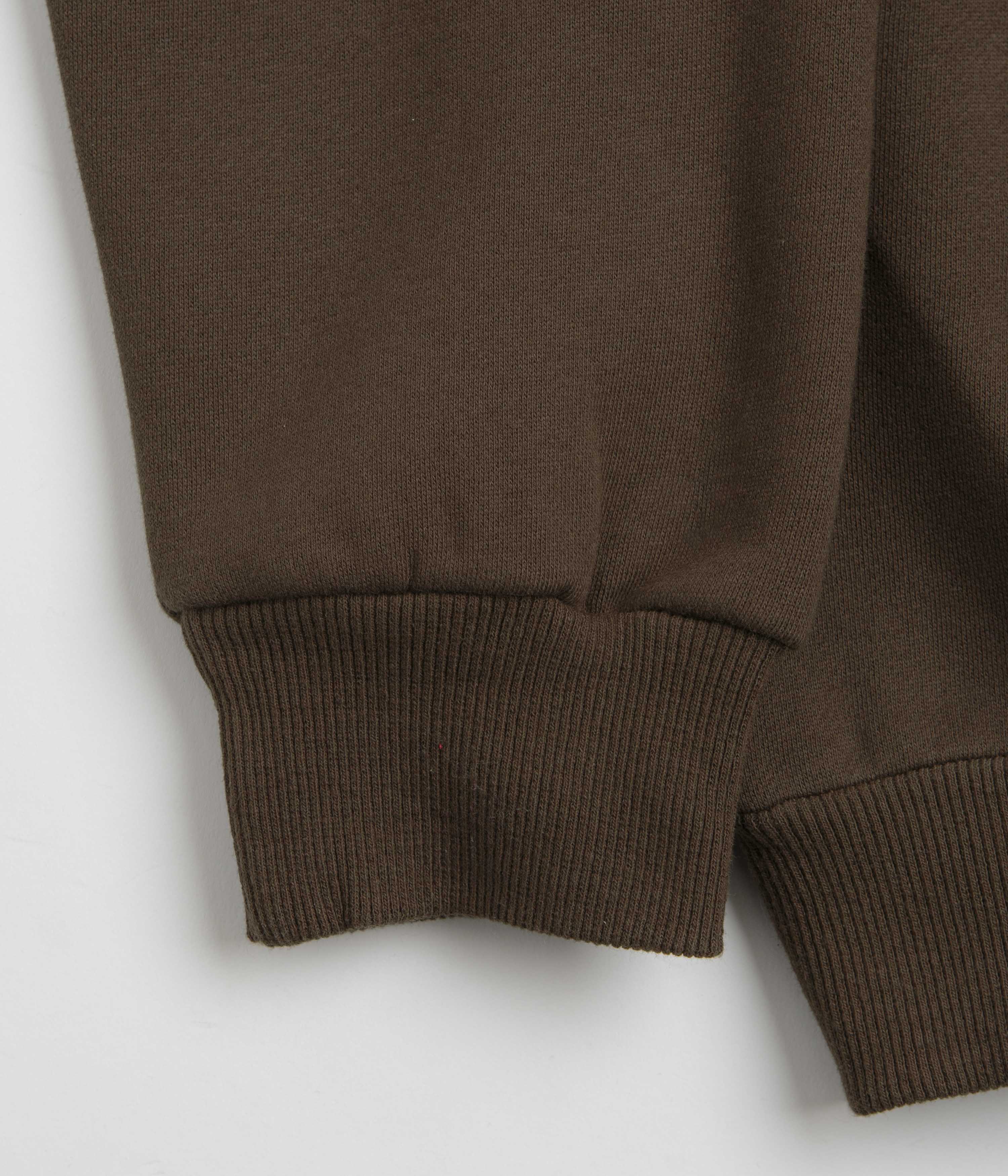 Butter Goods Steppin' Logo Hoodie - Brown - Image 4