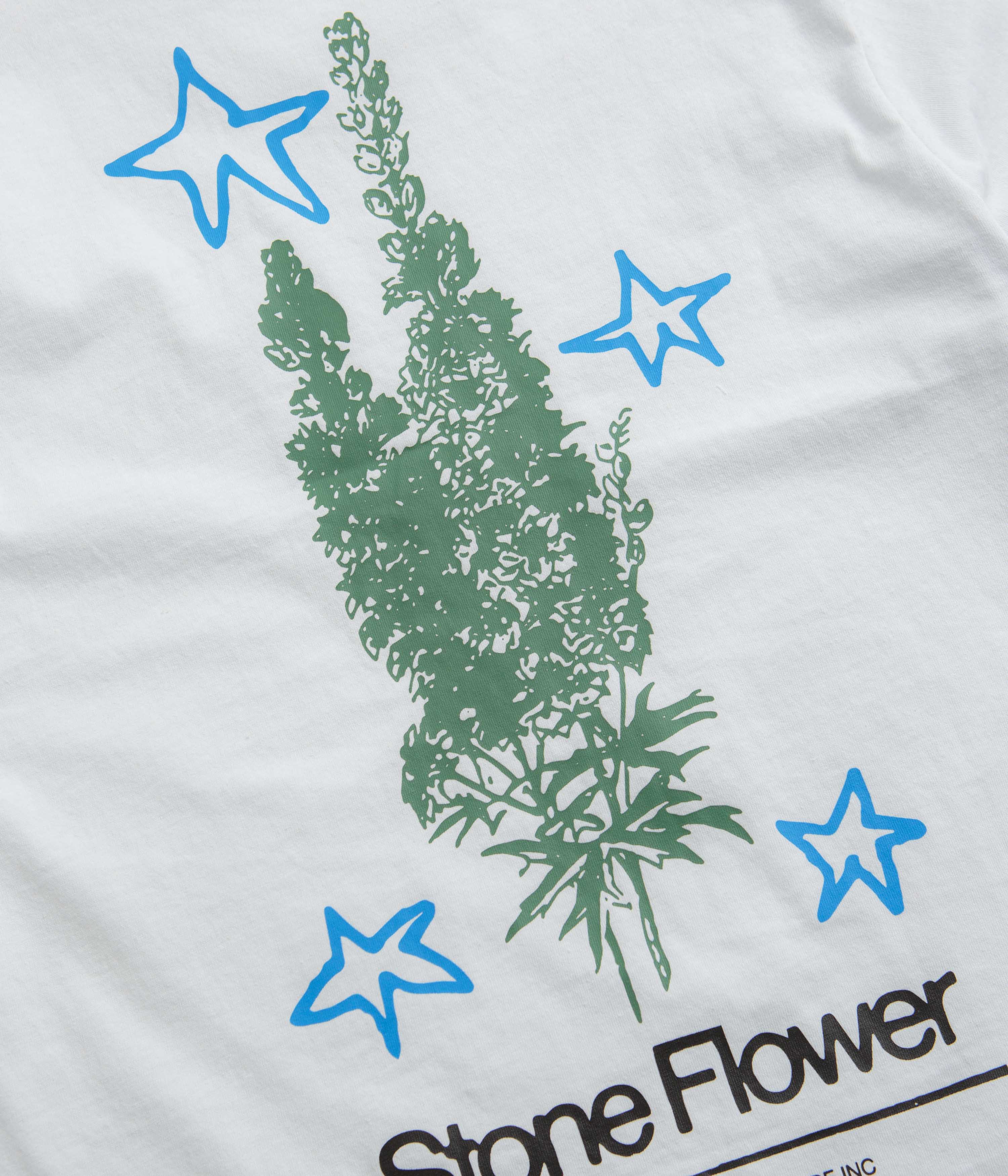 Butter Goods Stone Flower T-Shirt - White - Image 5