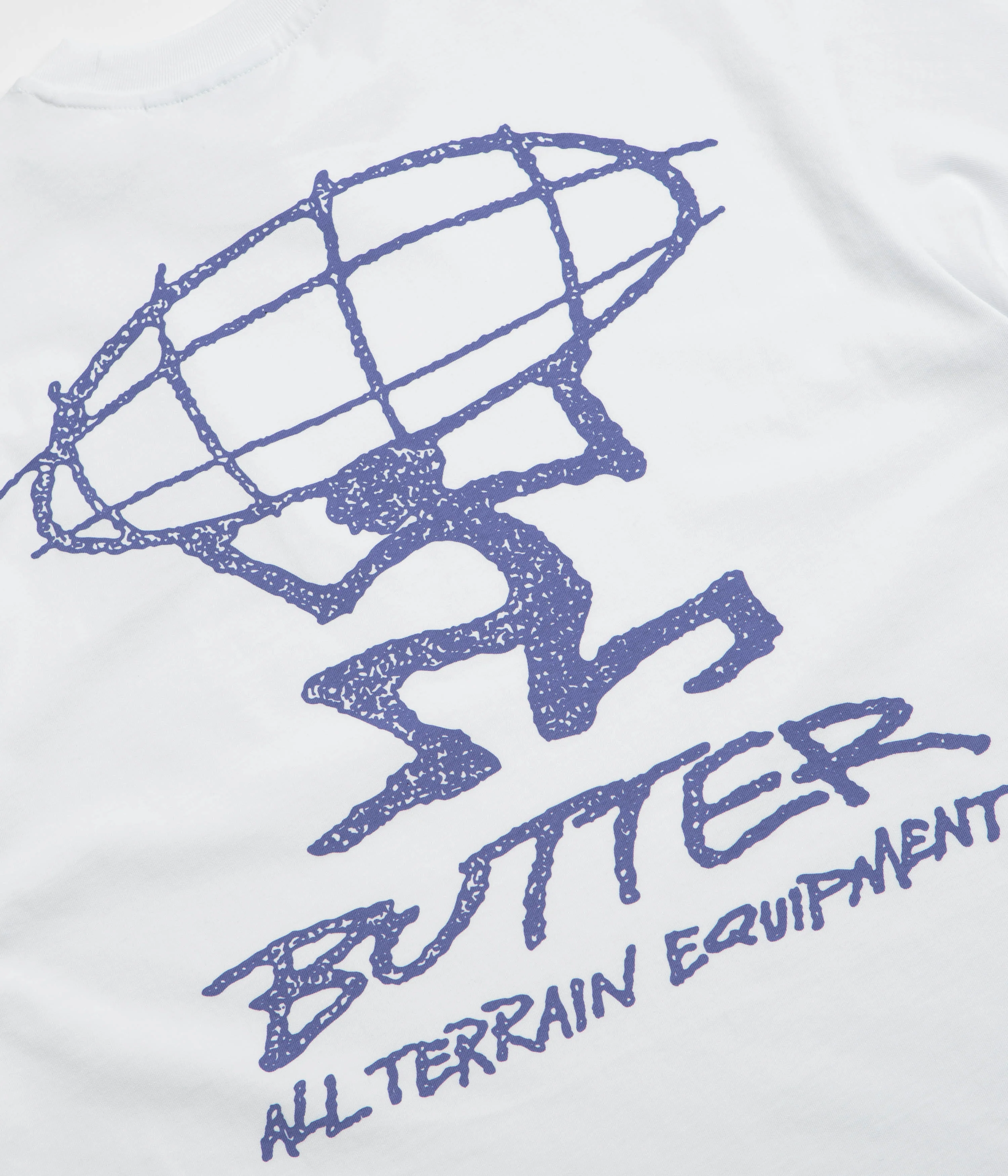 Butter Goods Terrain T-Shirt - White / Blue - Image 5
