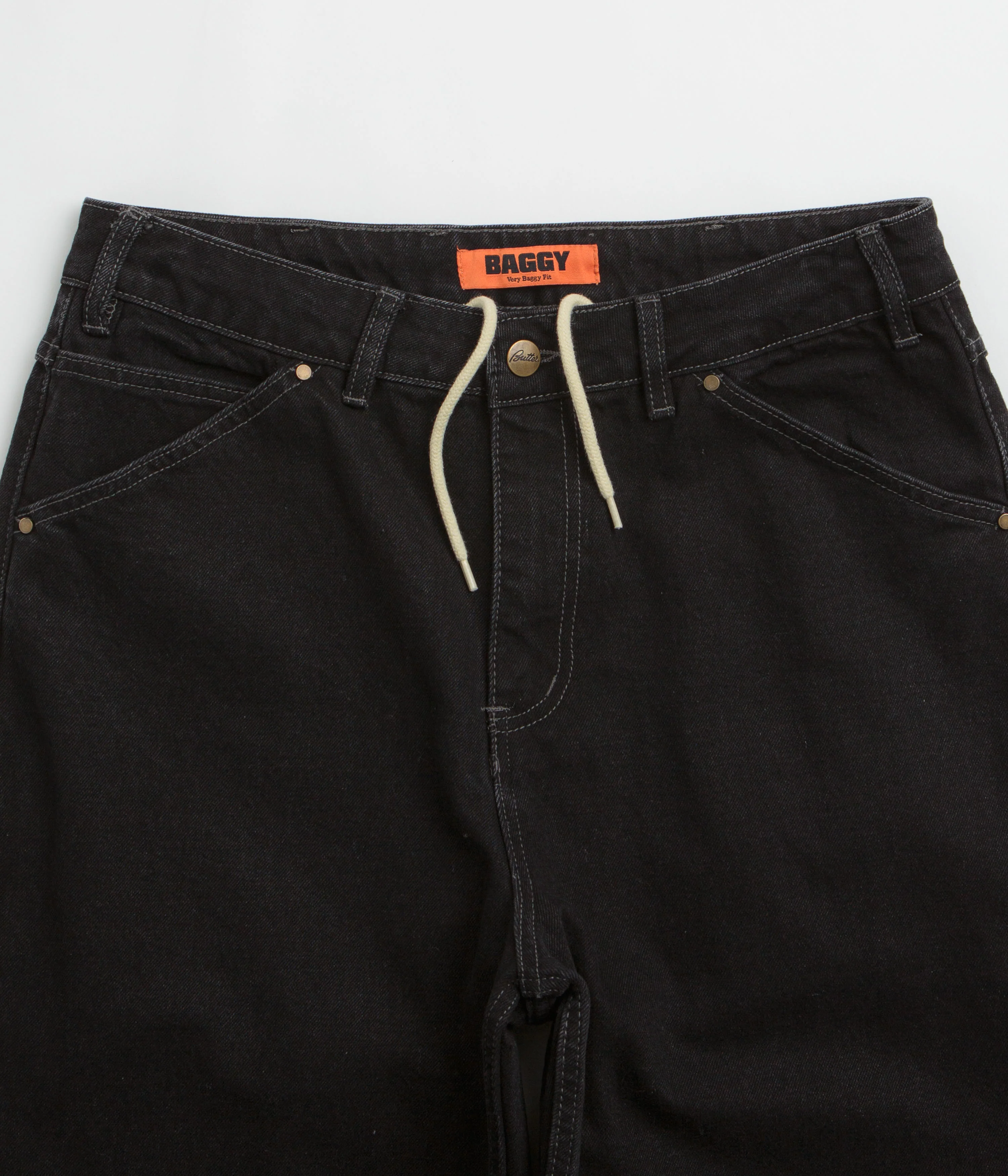 Butter Goods Trim Jeans - Rinsed Black - Image 4