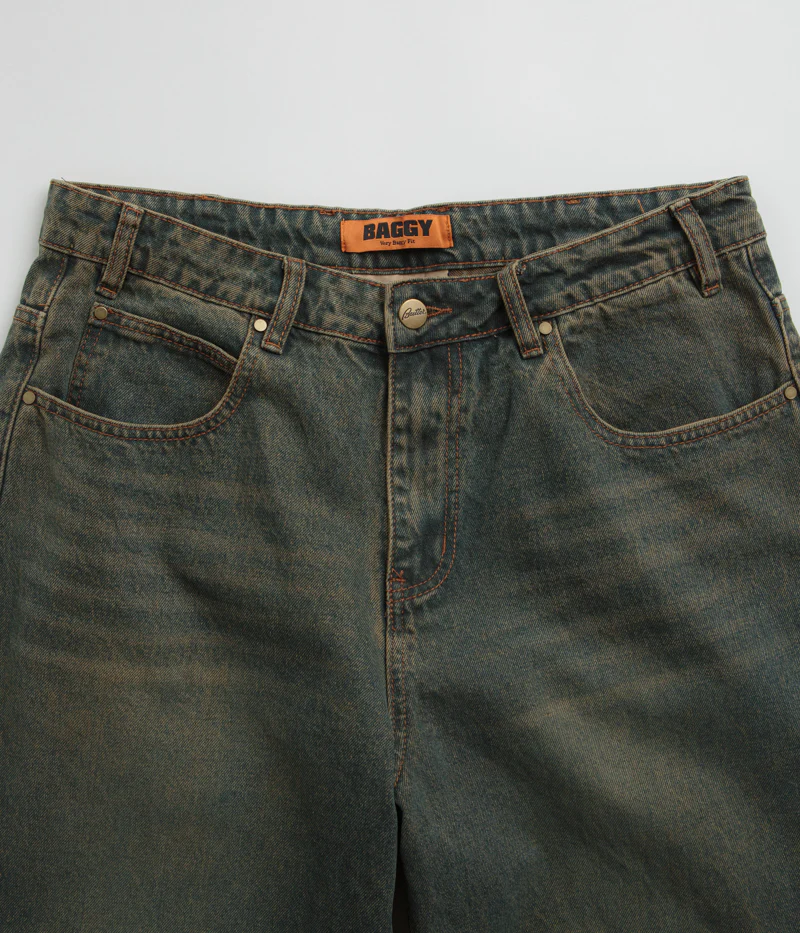 Butter Goods Warped Jeans - Dirty Wash Indigo - Image 4