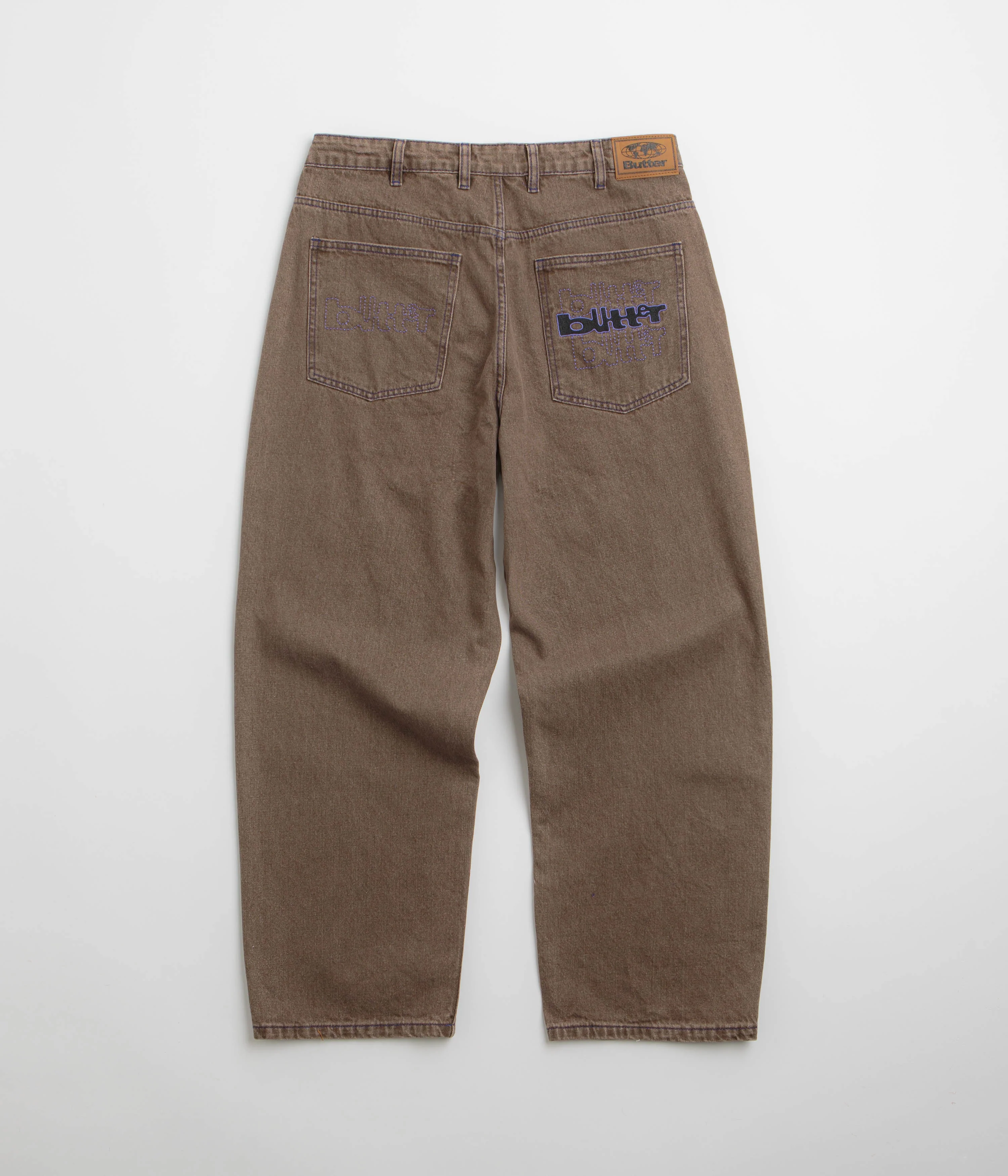 Butter Goods Warped Jeans - Washed Brown - Image 2