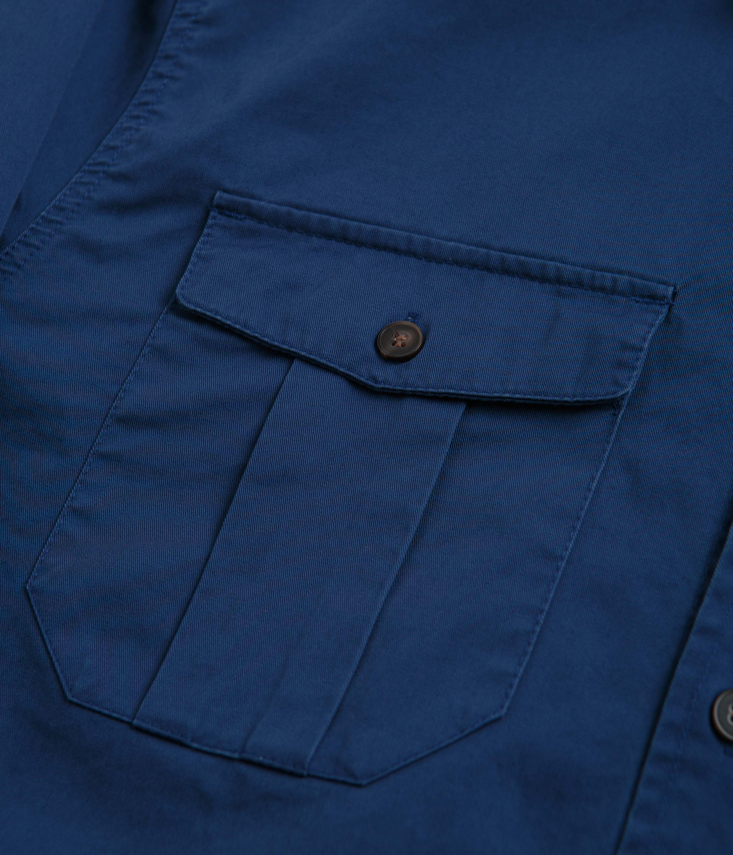 Butter Goods Washed Pocket Shirt - Work Blue - Image 3