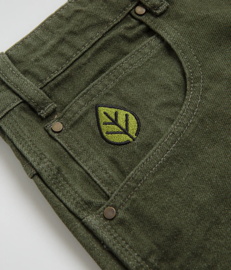 Butter Goods Weathergear Denim Shorts - Faded Army - Image 7