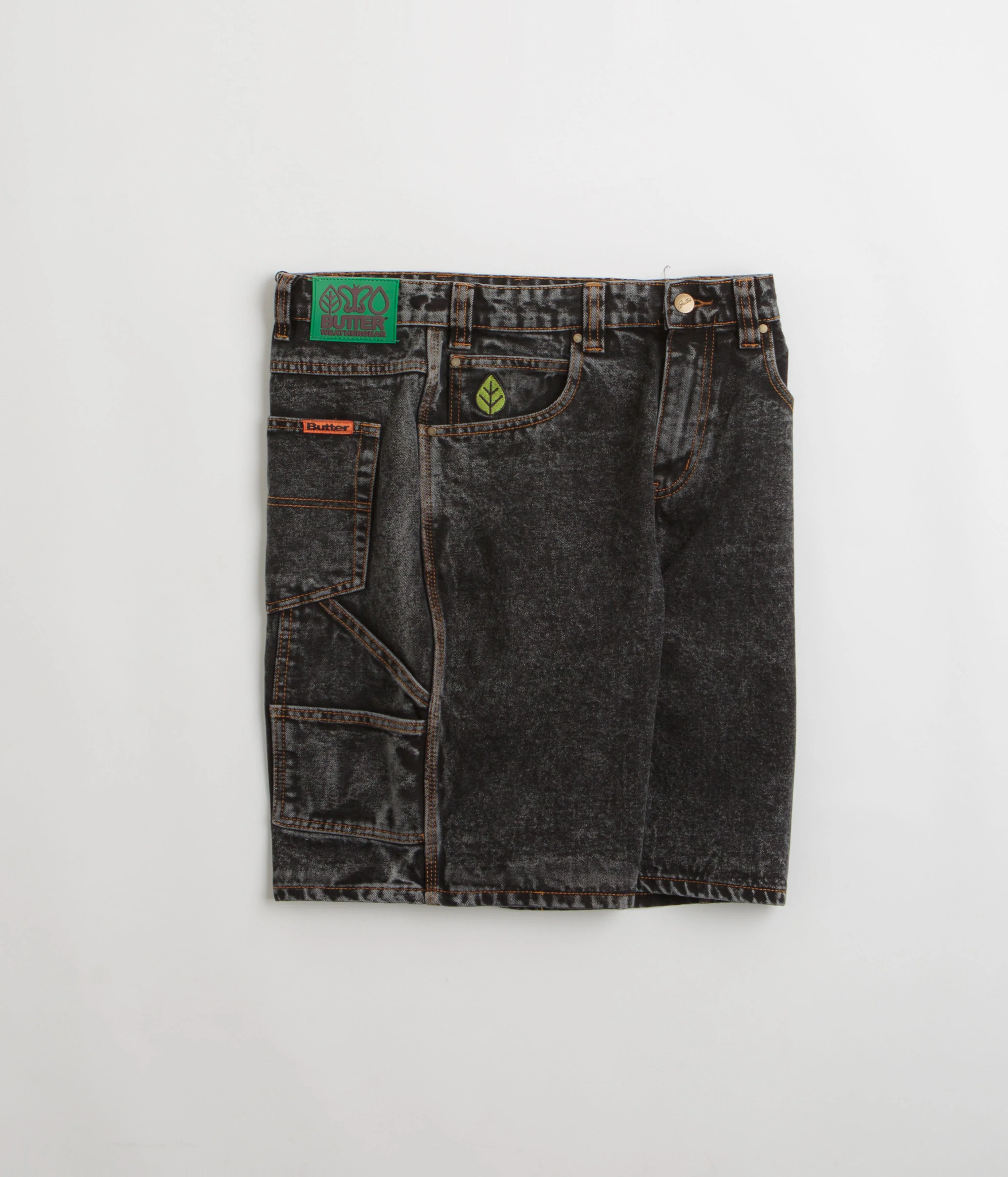 Butter Goods Weathergear Denim Shorts - Gunmetal - Image 2