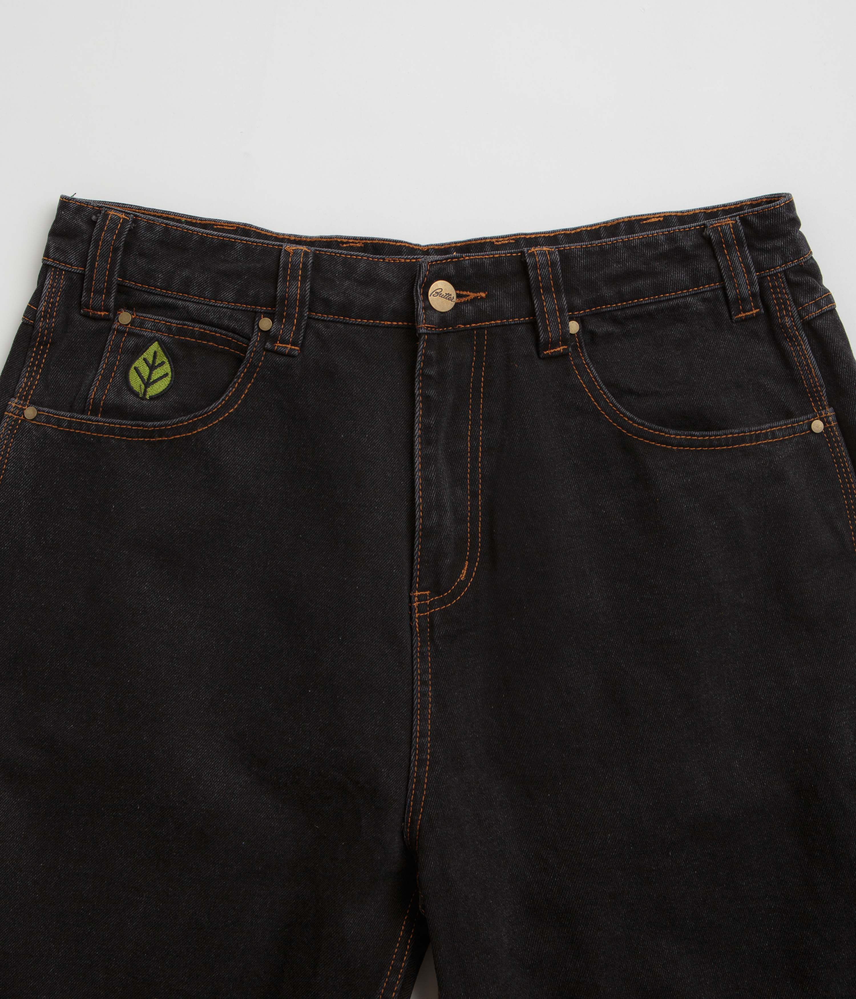 Butter Goods Weathergear Denim Shorts - Washed Black - Image 5