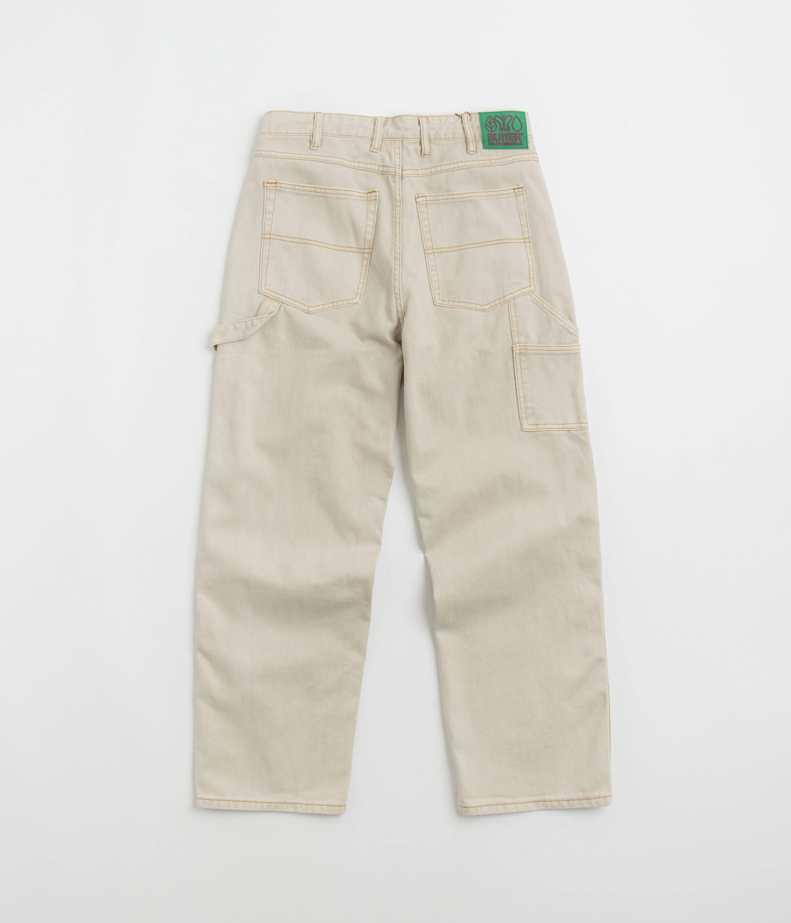 Butter Goods Weathergear Heavyweight Jeans - Washed Khaki - Image 3