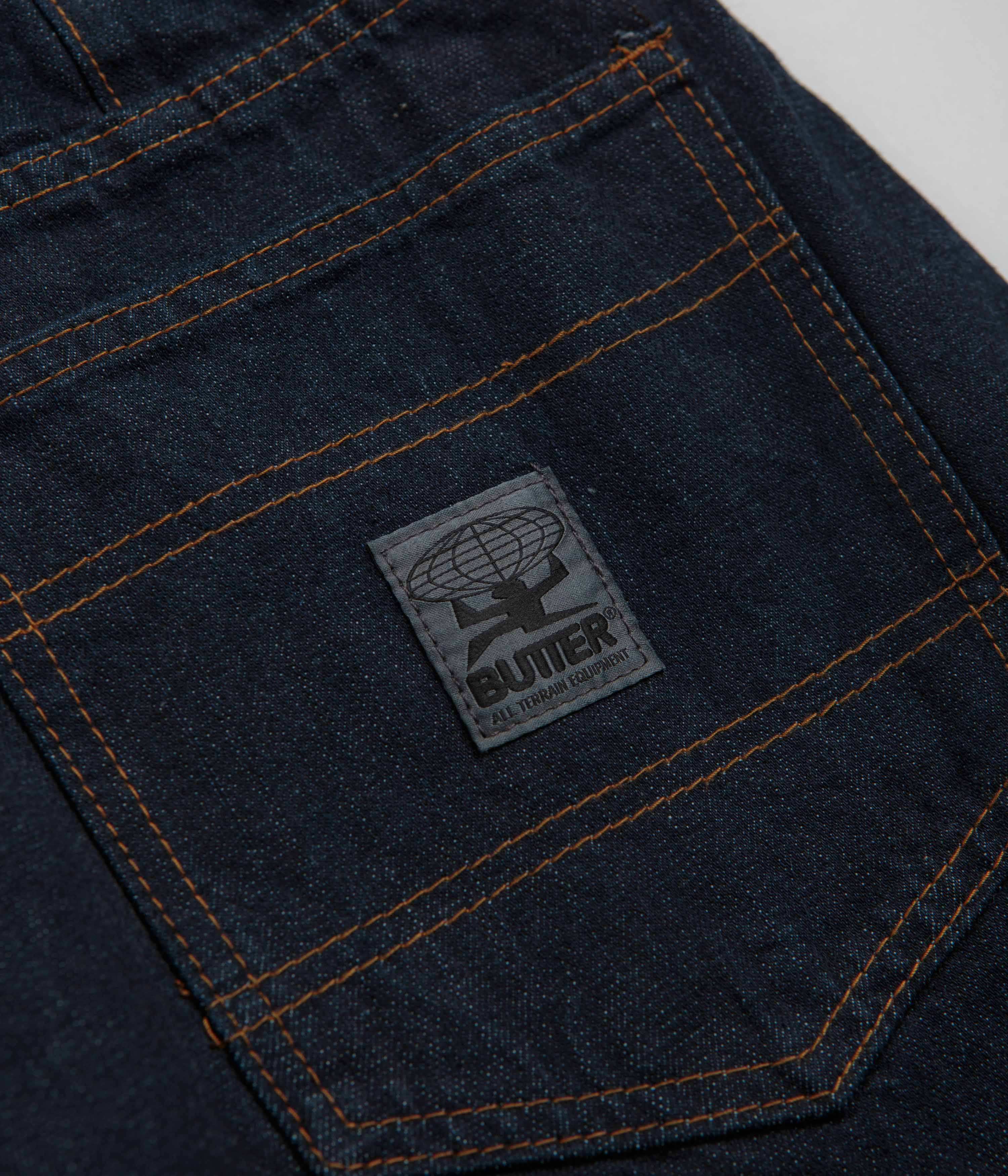 Butter Goods Wide Cut Jeans - Selvedge Blue - Image 8