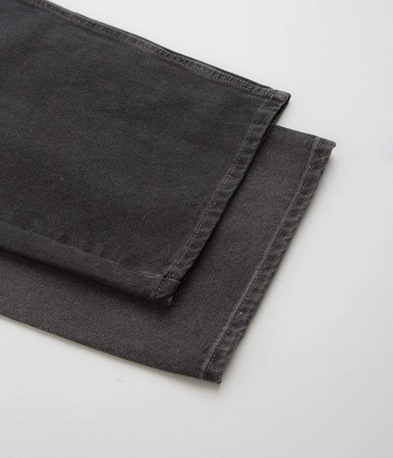 Butter Goods Wide Cut Jeans - Washed Black - Image 9