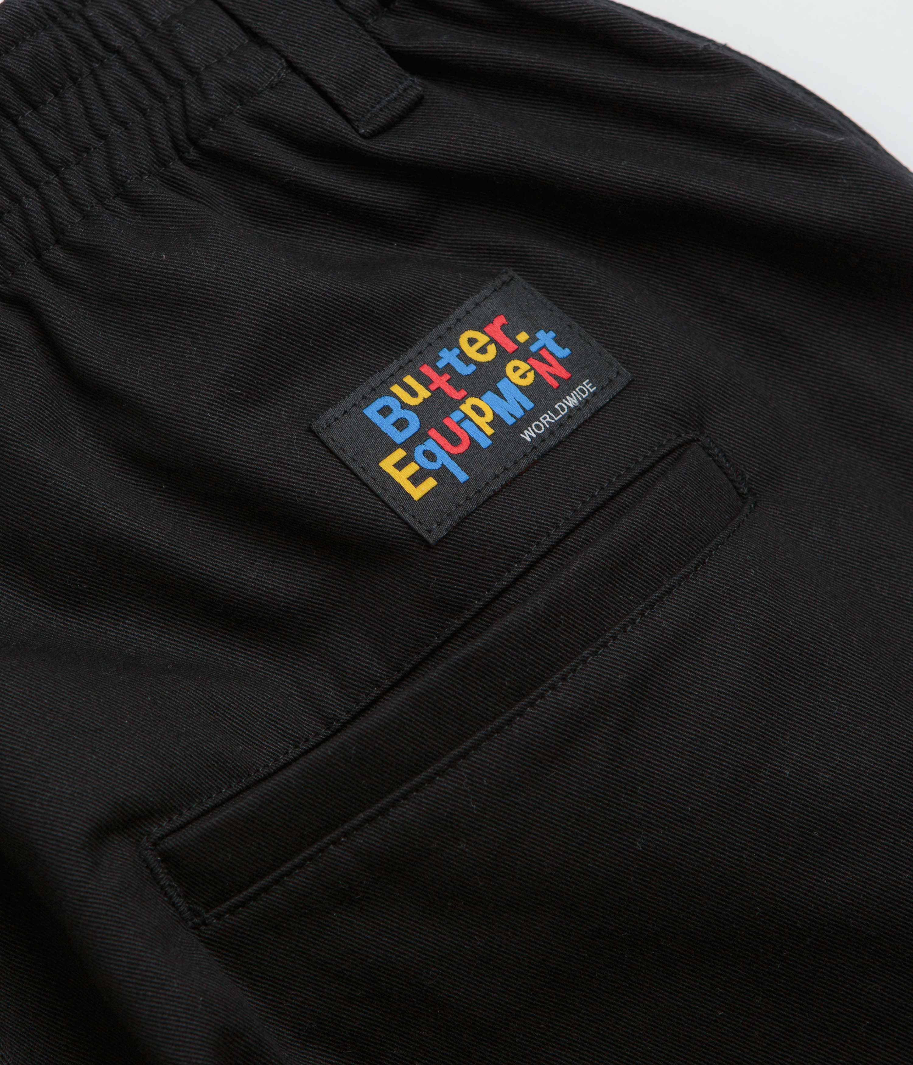 Butter Goods Wide Leg Pants - Black / Black - Image 8