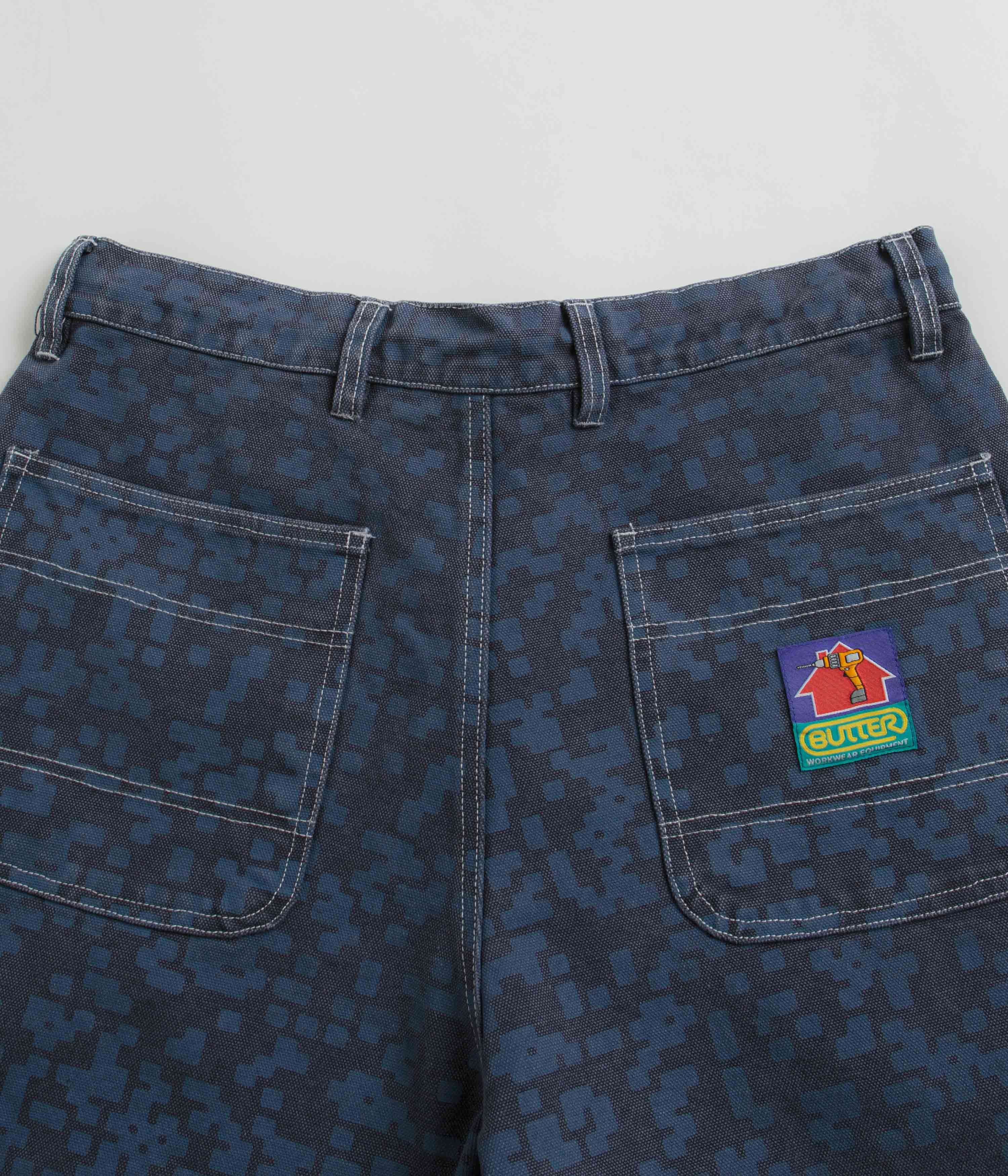 Butter Goods Work Shorts - Slate Blue - Image 7
