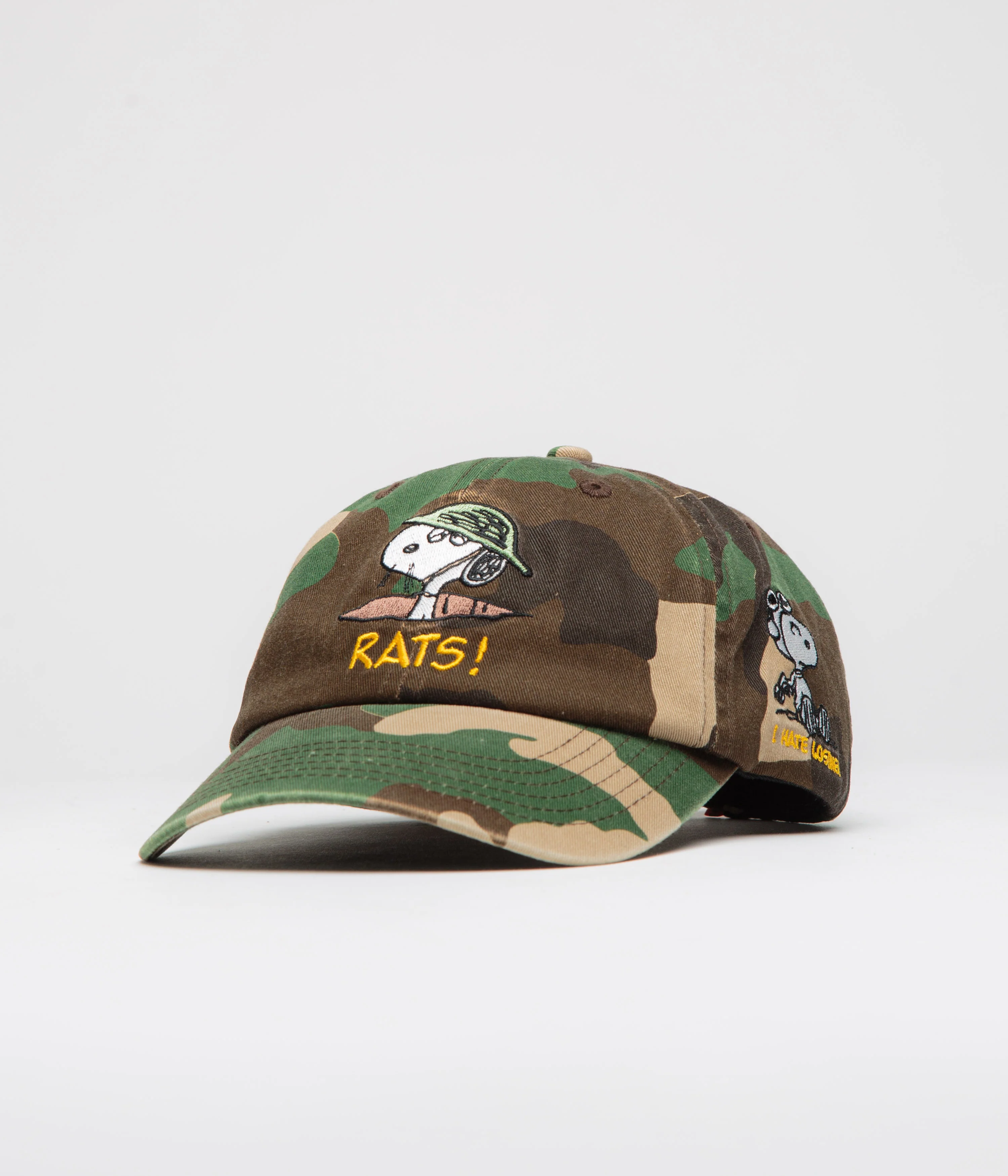 Butter Goods x Peanuts Rats Cap - Washed Camo