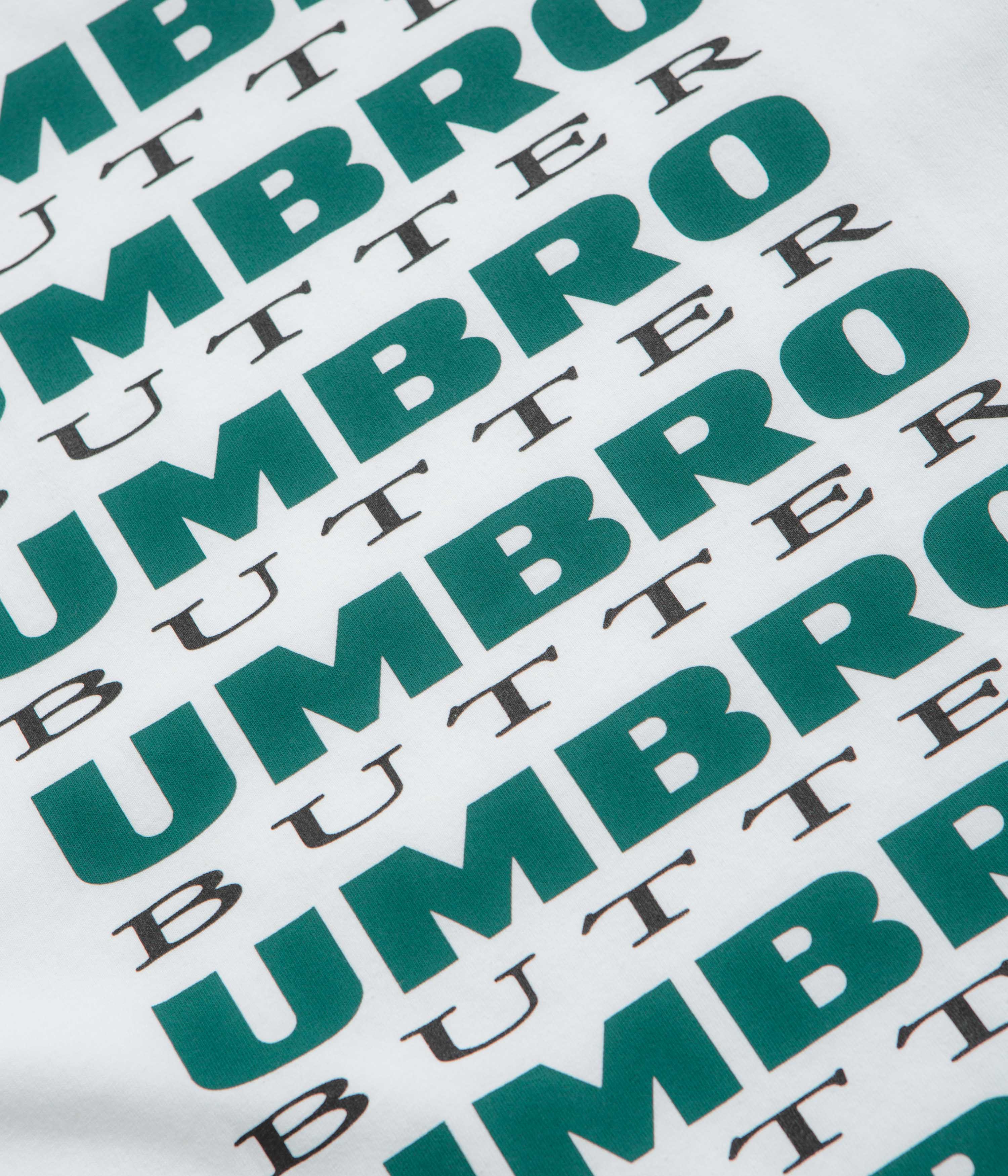 Butter Goods x Umbro Lines T-Shirt - White - Image 4