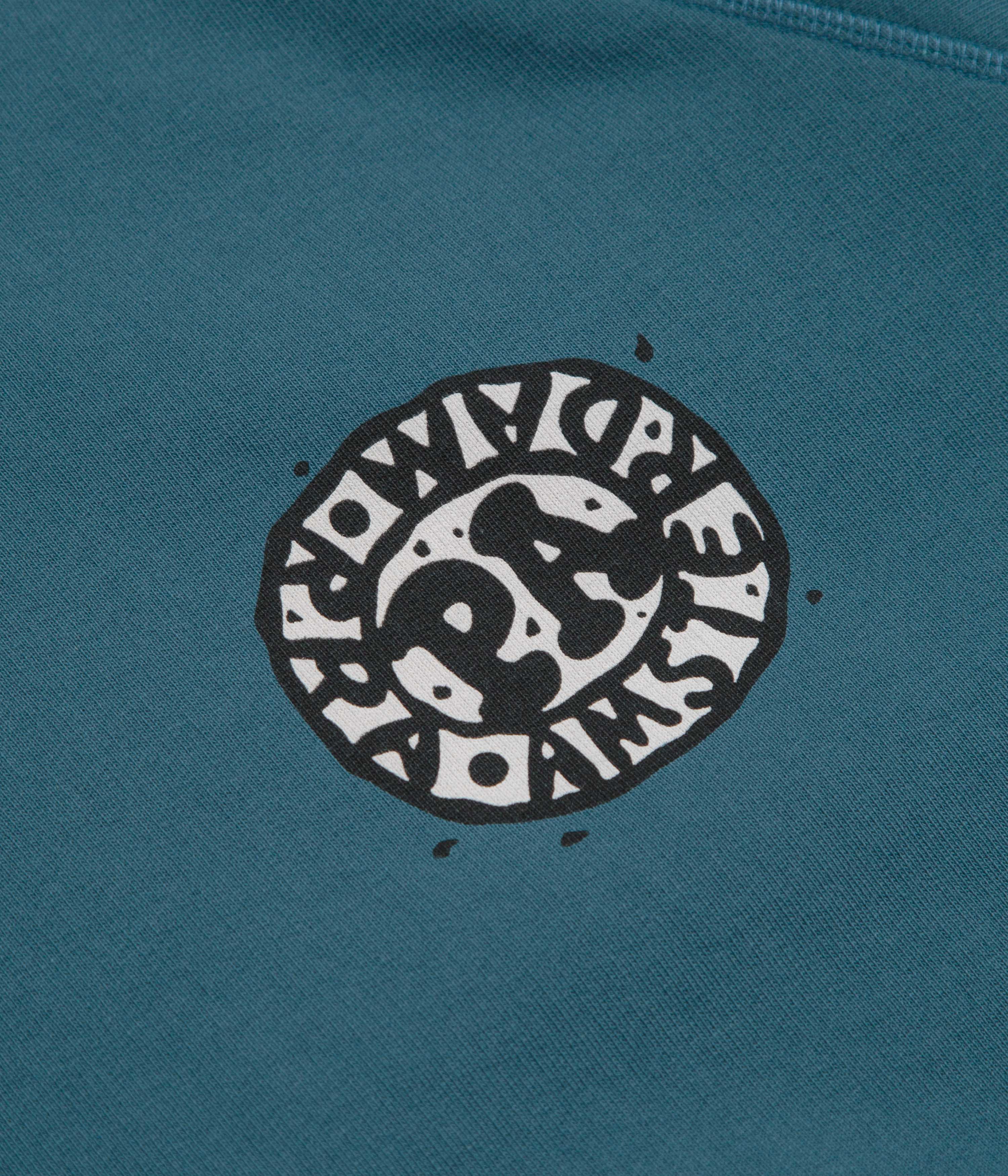 by Parra Amsterdammed Crewneck Sweatshirt - Washed Blue - Image 5