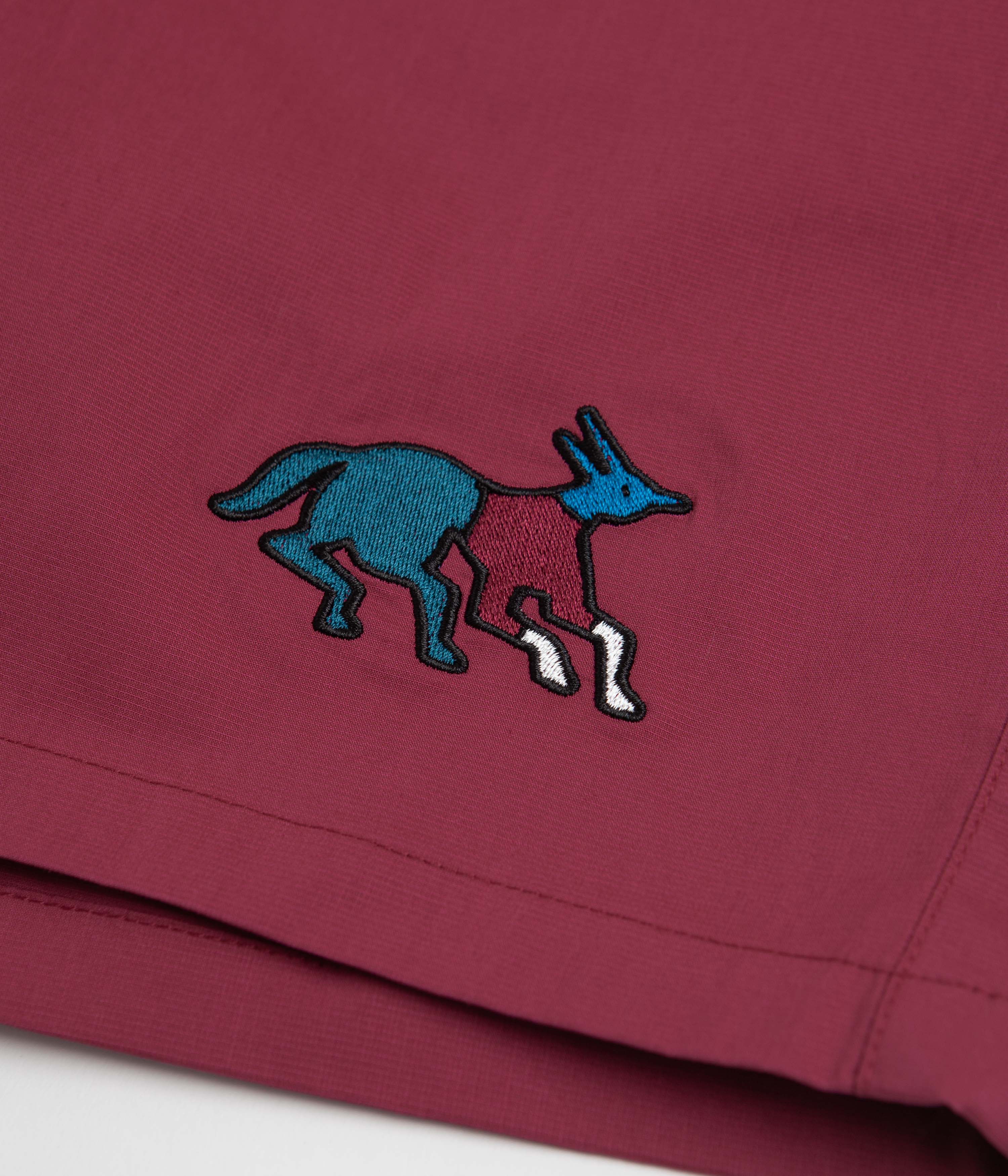 by Parra Anxious Dog Shorts - Wine - Image 7