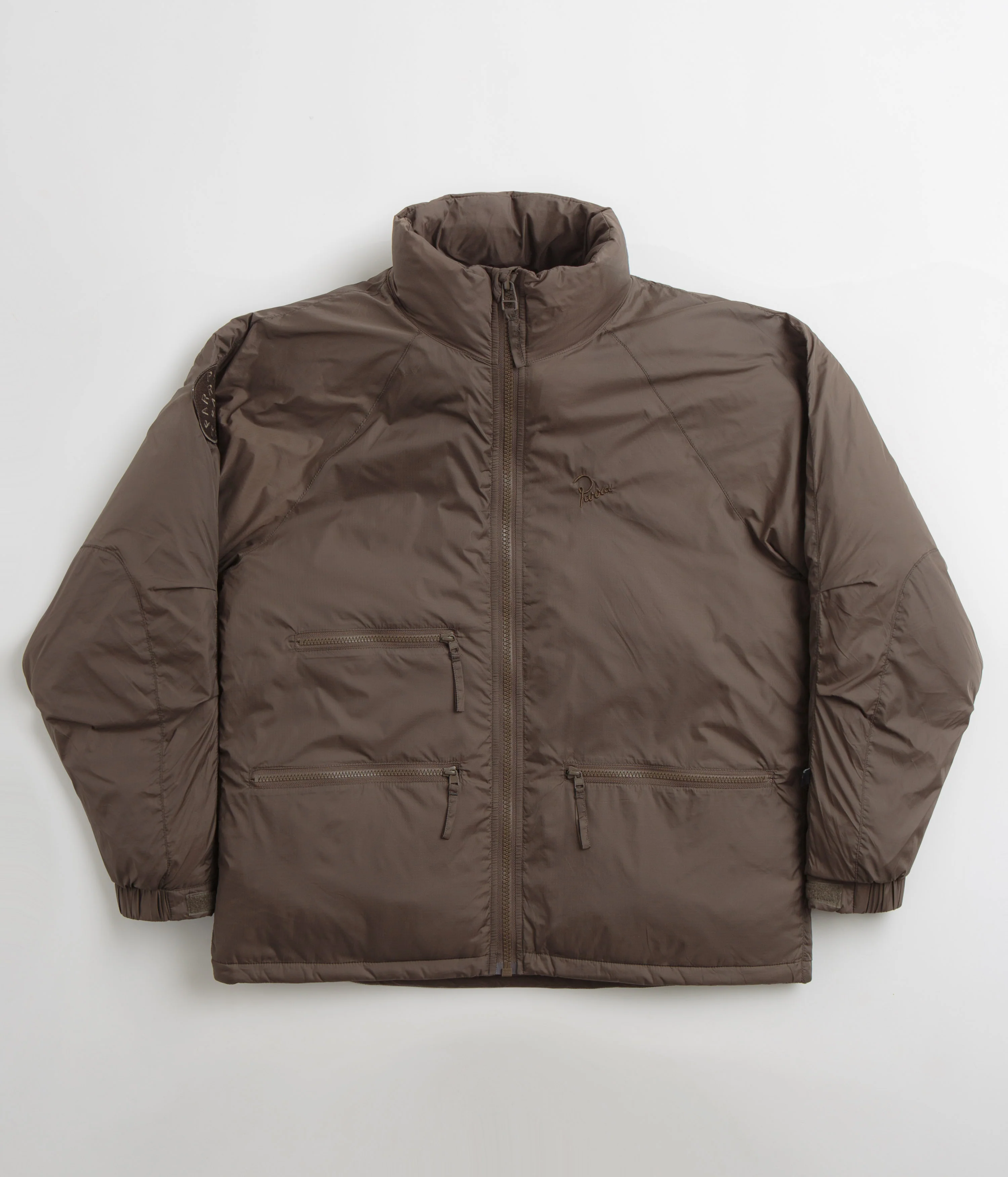 by Parra Canyons All Over Jacket - Coffee Brown