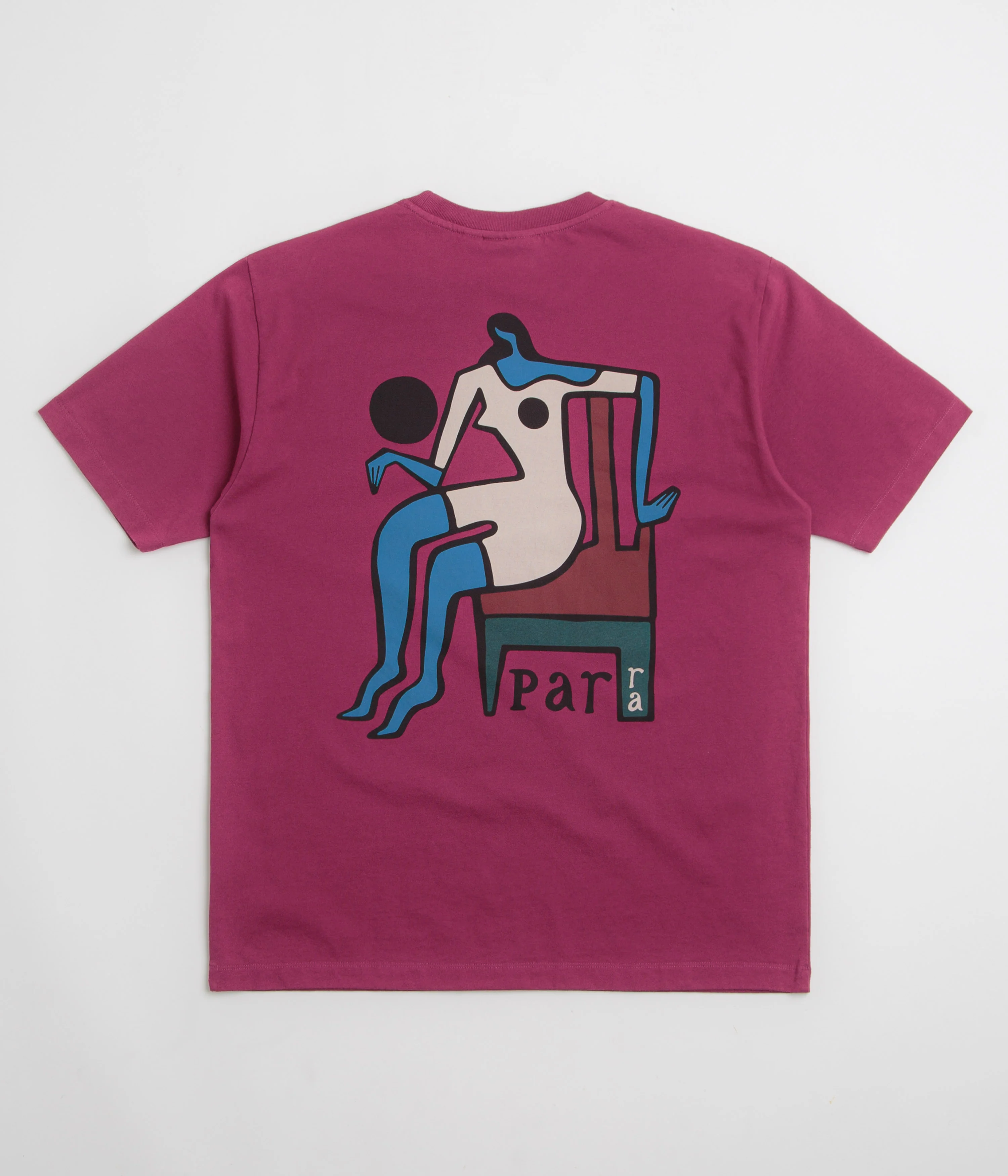 by Parra Chair Baller T-Shirt - Dark Magenta