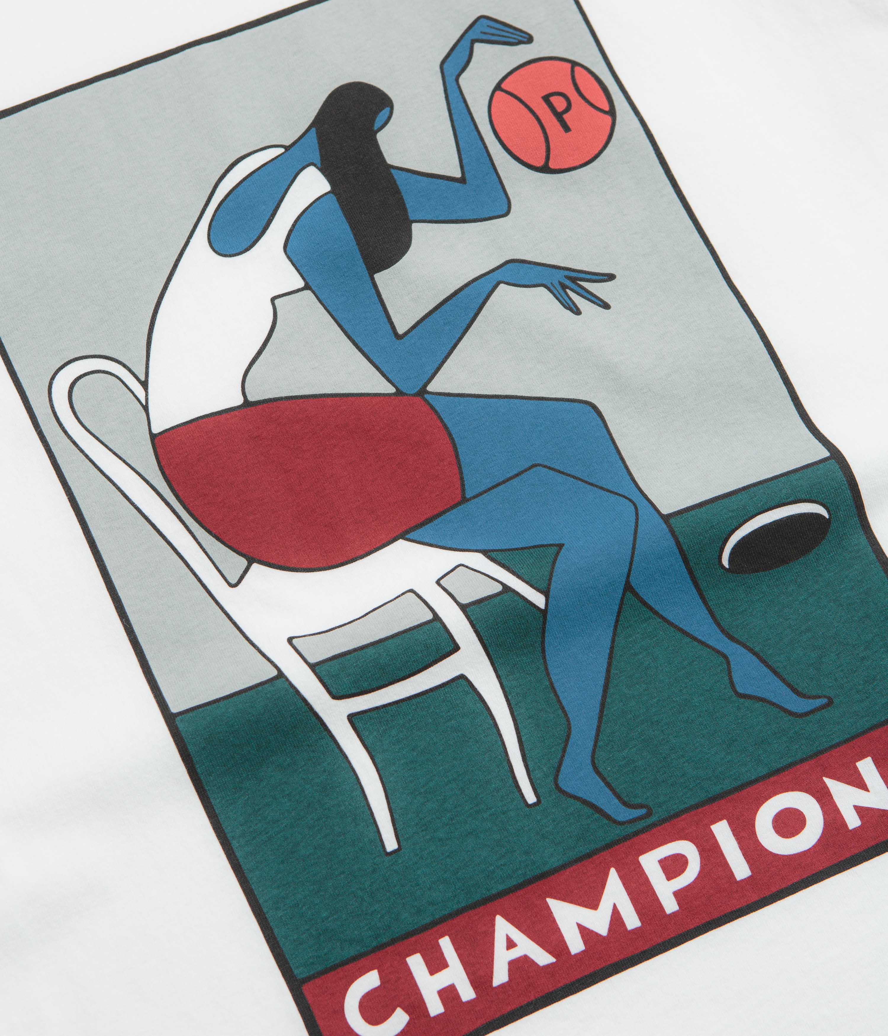 by Parra Champione T-Shirt - White - Image 3
