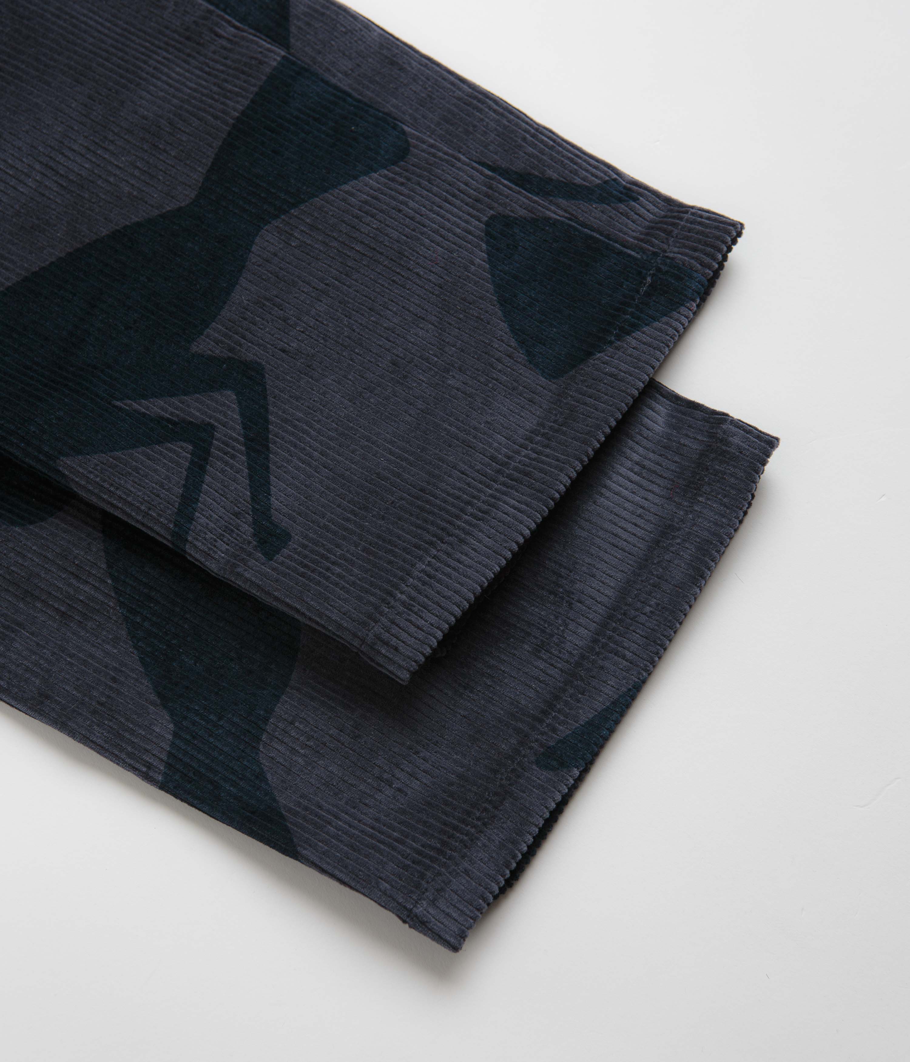 by Parra Clipped Wings Corduroy Pants - Greyish Blue - Image 7