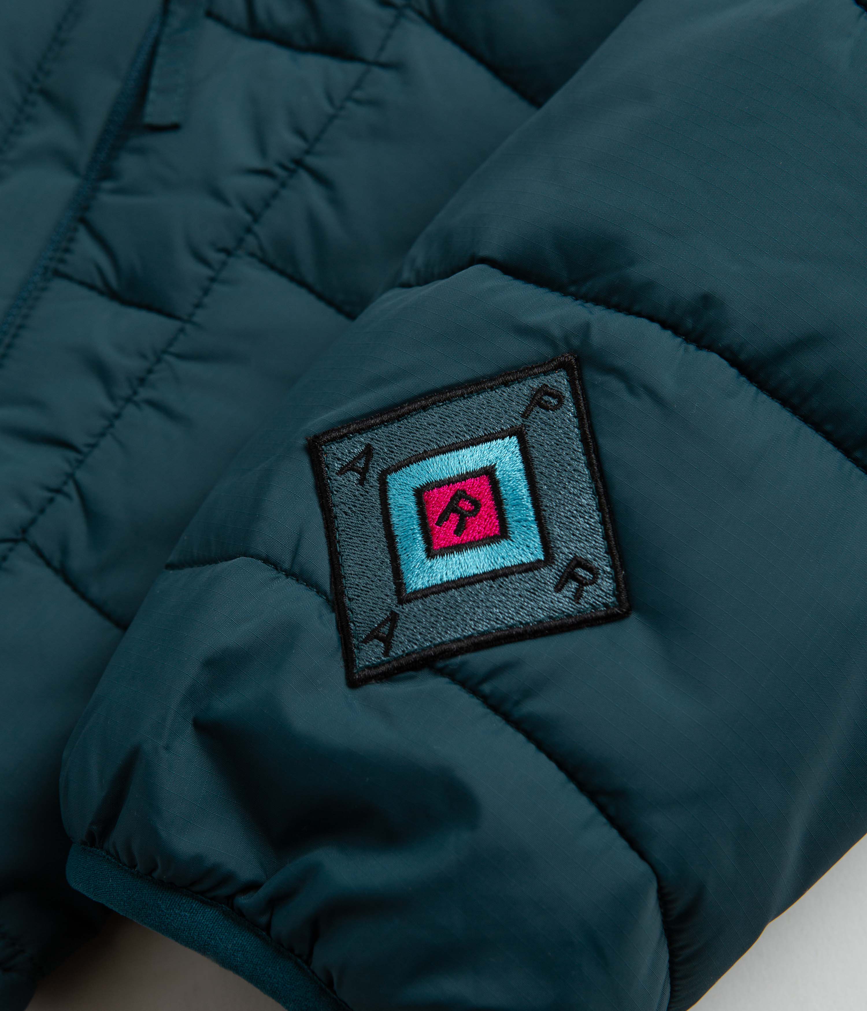 by Parra Colored Landscaped Jacket - Deep Sea Green - Image 4