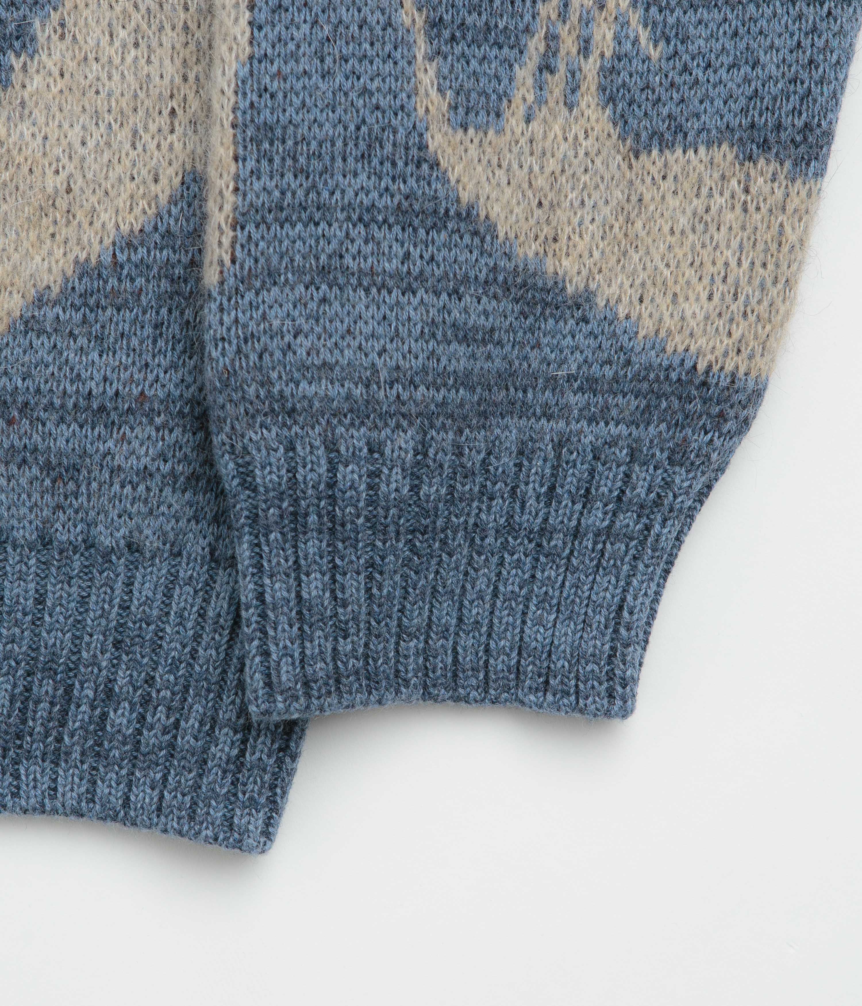 by Parra Detached Knitting Sweatshirt - Blue - Image 4