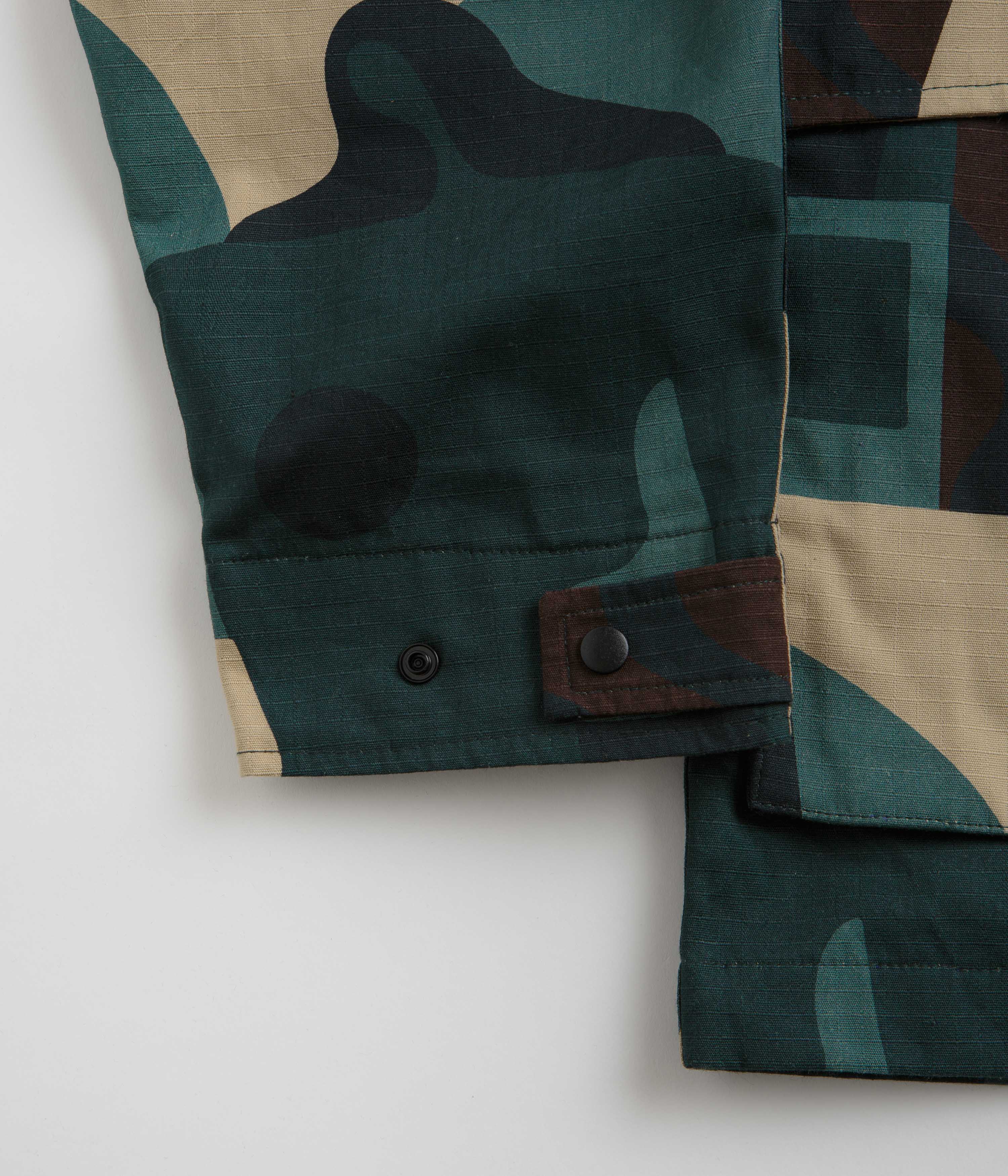 by Parra Distorted Camo Jacket - Green - Image 3