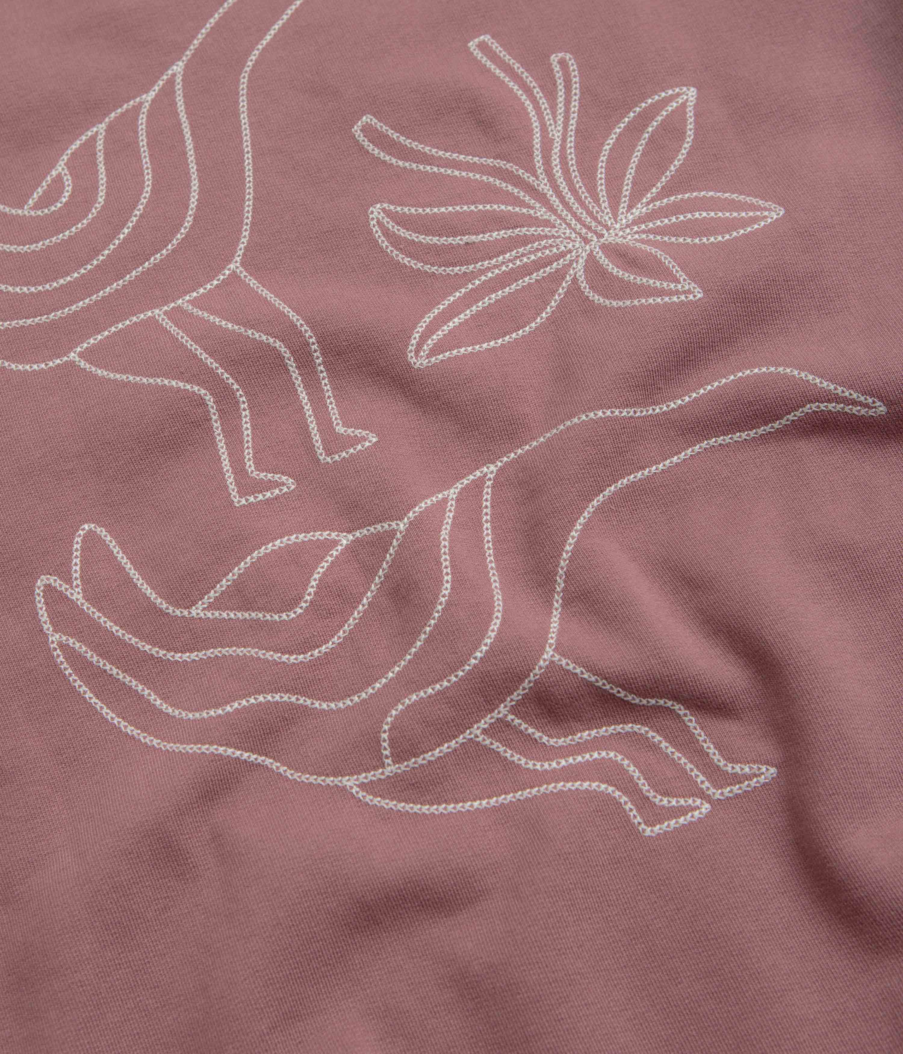 by Parra Duck Attack Crewneck Sweatshirt - Dusty Rose - Image 6