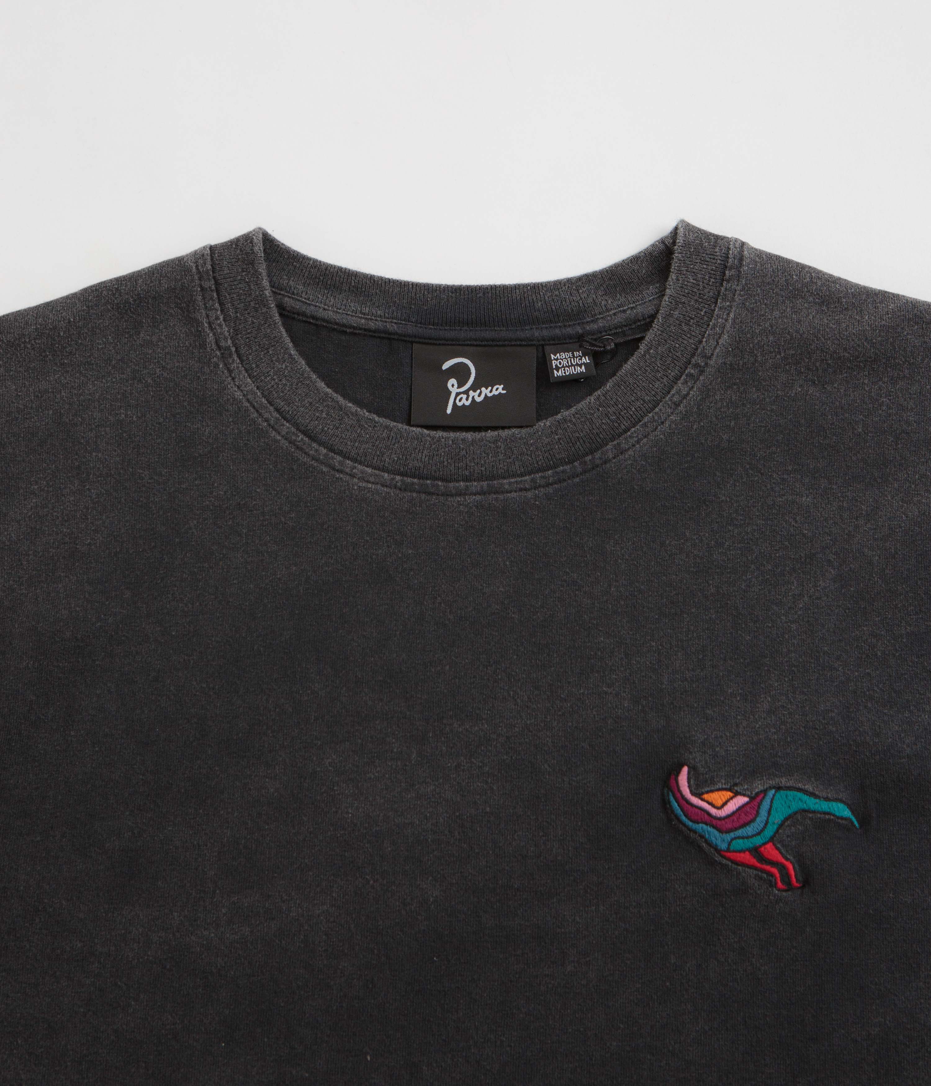 by Parra Duck Attack T-Shirt - Washed Black - Image 2