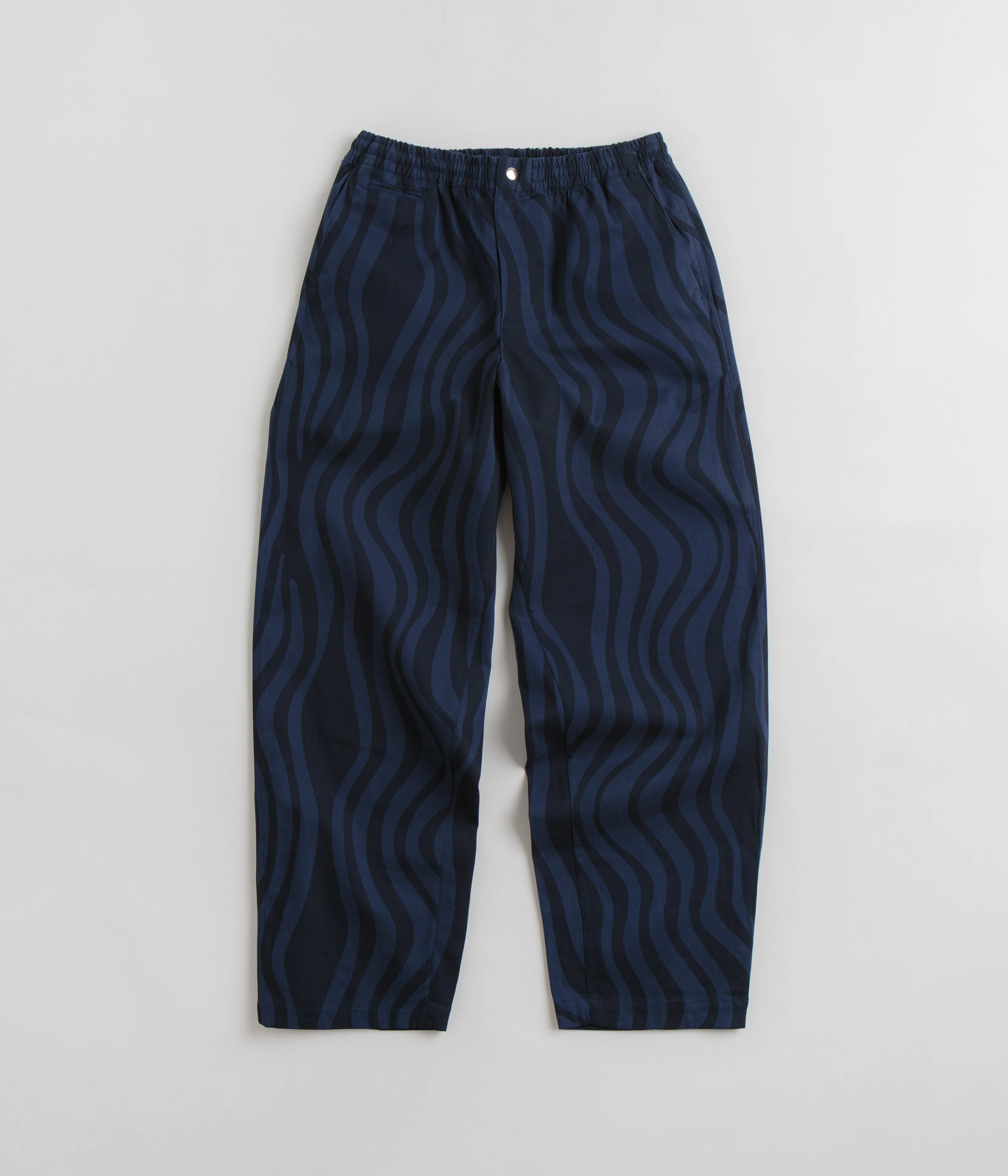 by Parra Flowing Stripes Pants - Blue