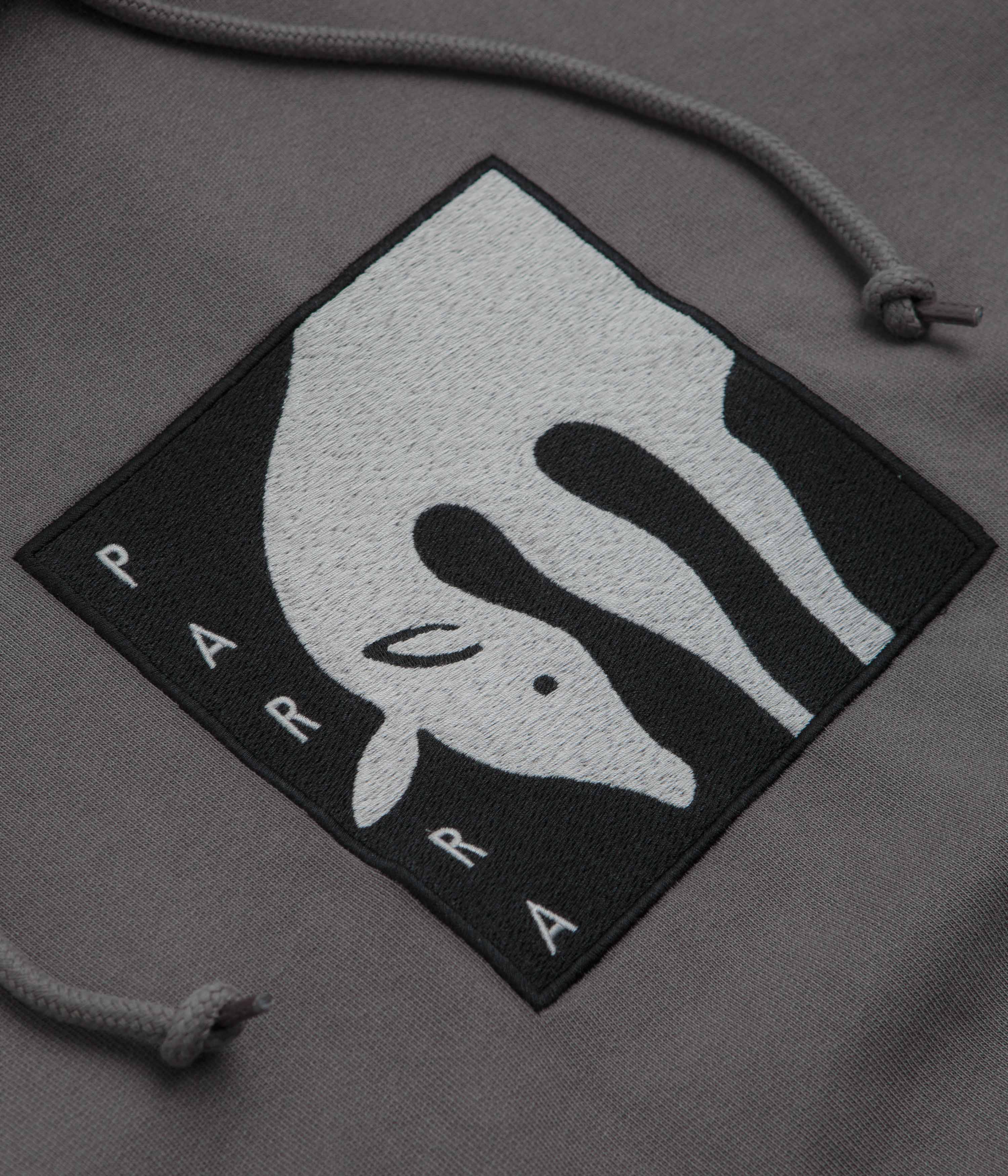 by Parra Get On The Donkey Hoodie - Washed Grey - Image 3