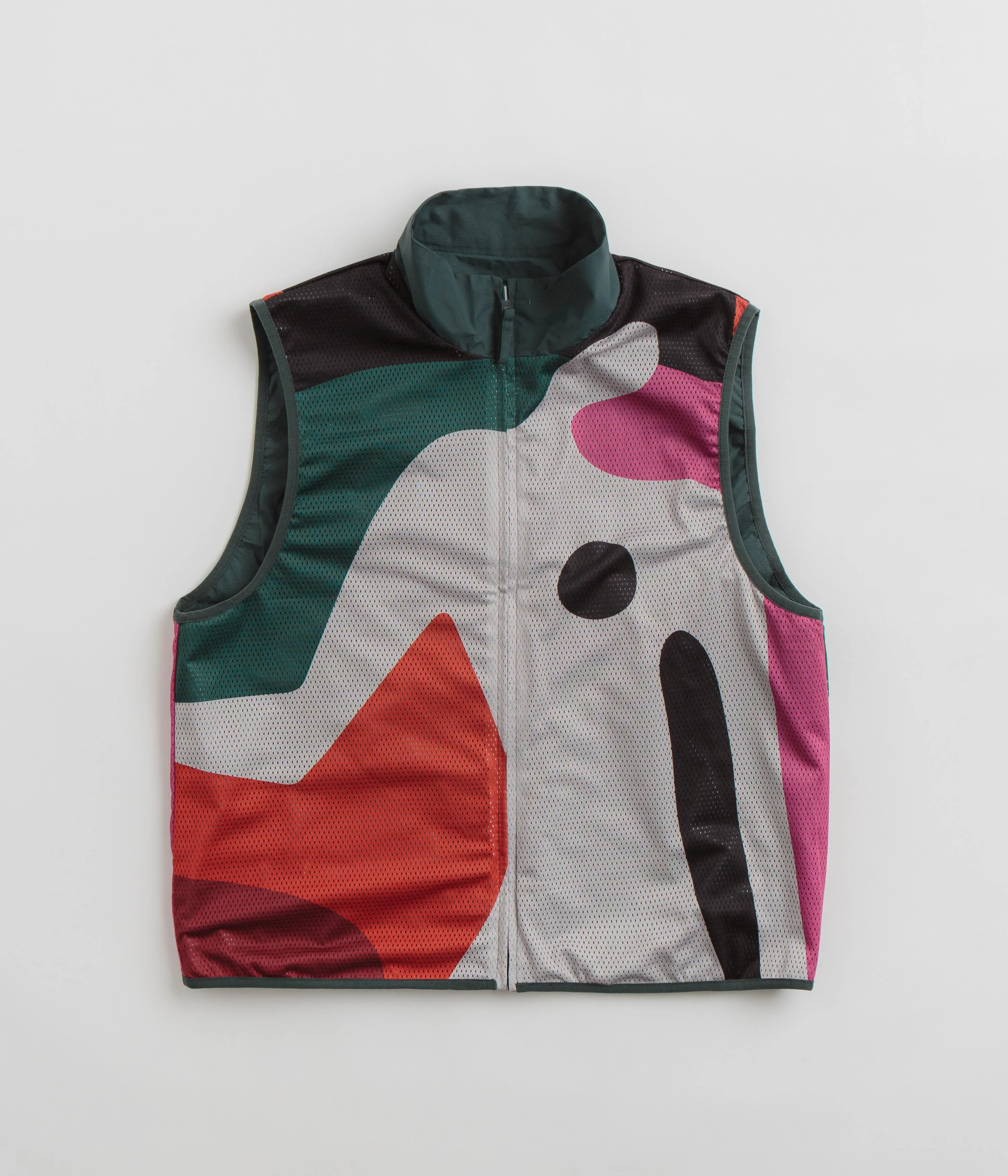by Parra Ghost Cave Reversible Vest - Green - Image 2