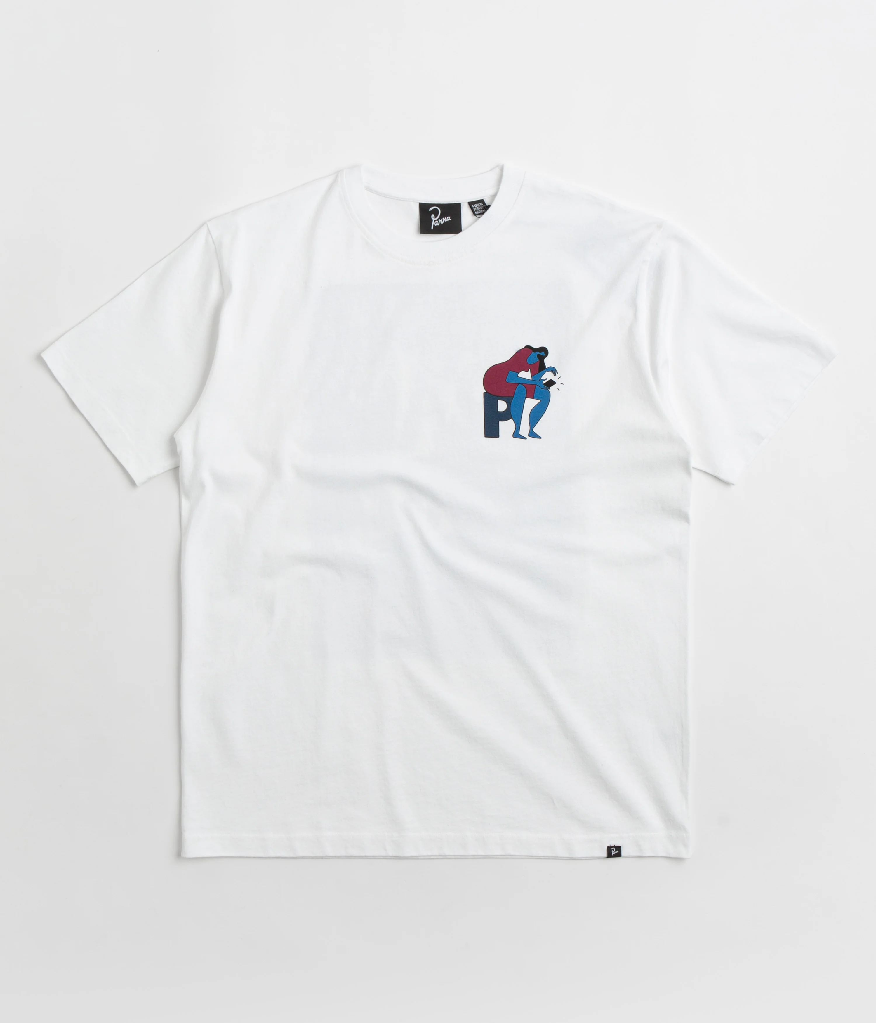 by Parra Insecure Days T-Shirt - White - Image 2