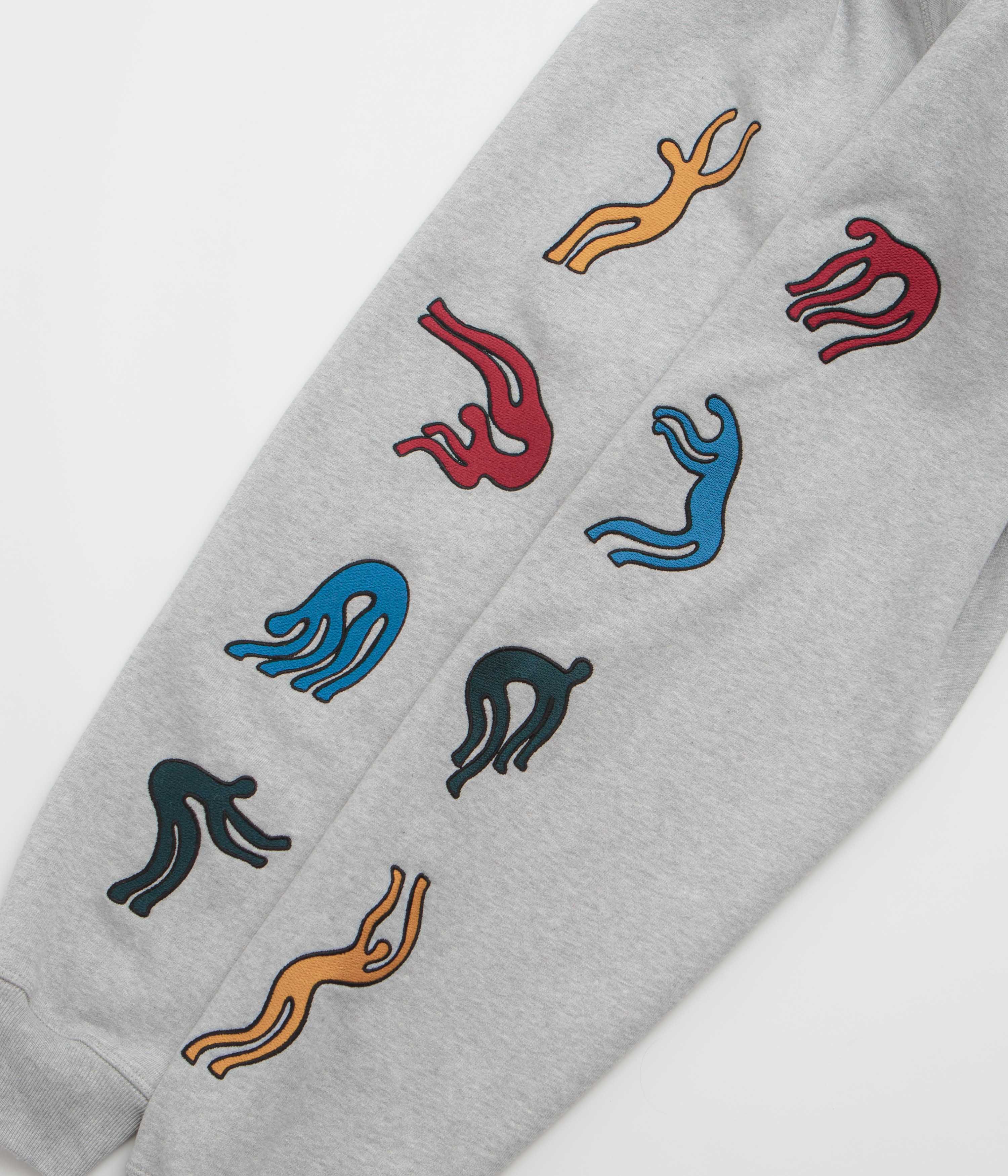 by Parra La Chambre Nuit Hoodie - Heather Grey - Image 4