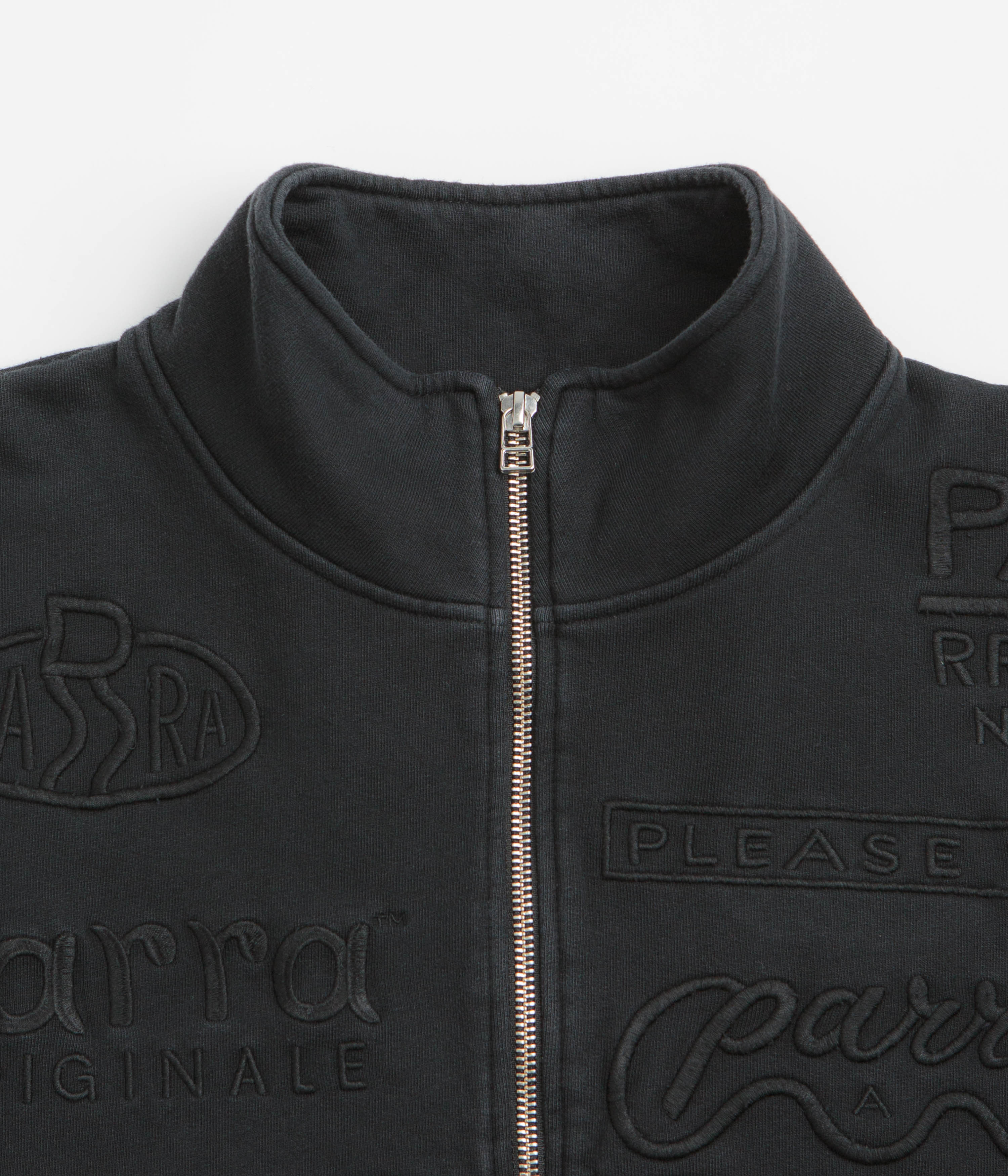 by Parra Media Training Quarter Zip Sweatshirt - Black - Image 2