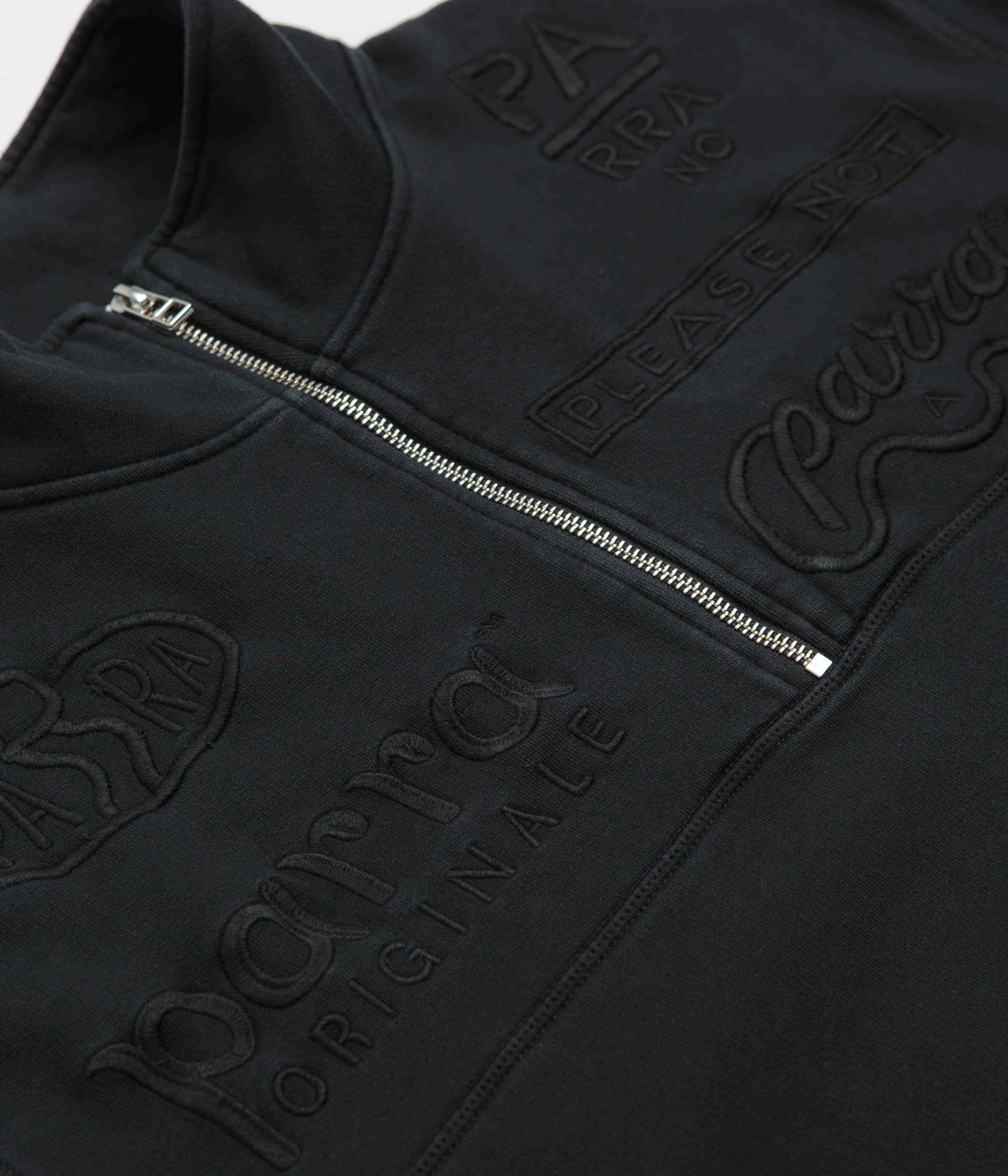 by Parra Media Training Quarter Zip Sweatshirt - Black - Image 4