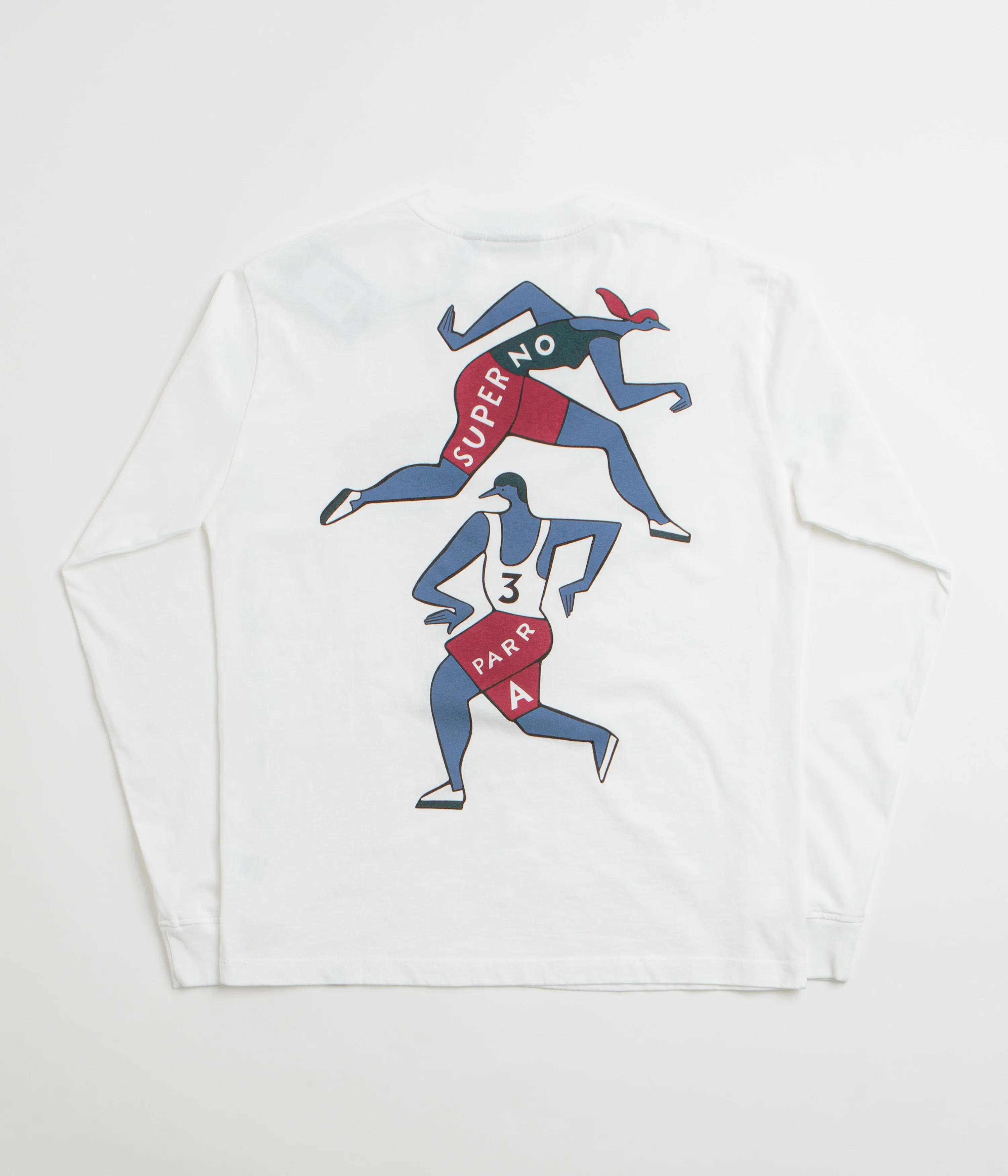 by Parra Not Finished Long Sleeve T-Shirt - White - Image 2