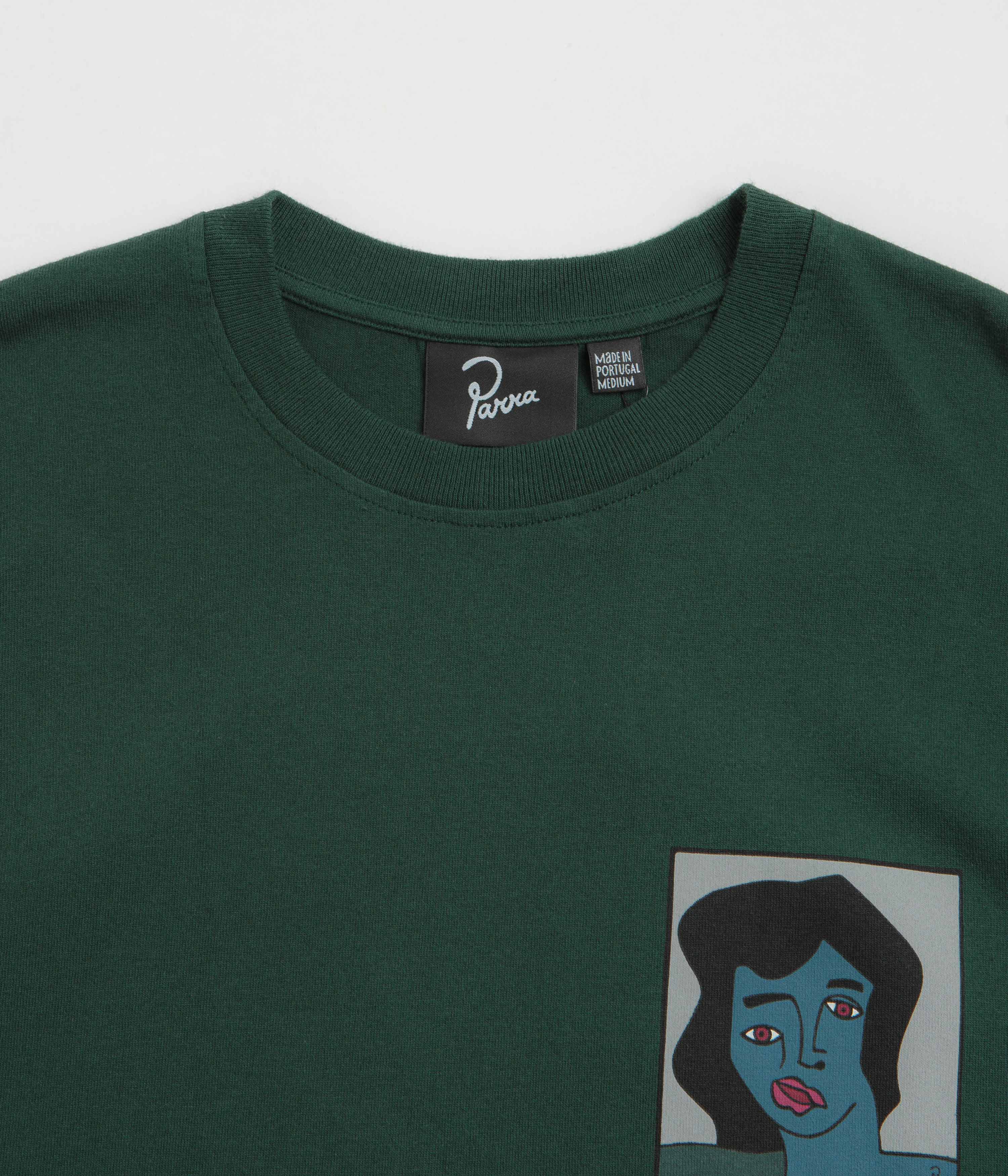 by Parra Nothing Please T-Shirt - Pine Green - Image 4