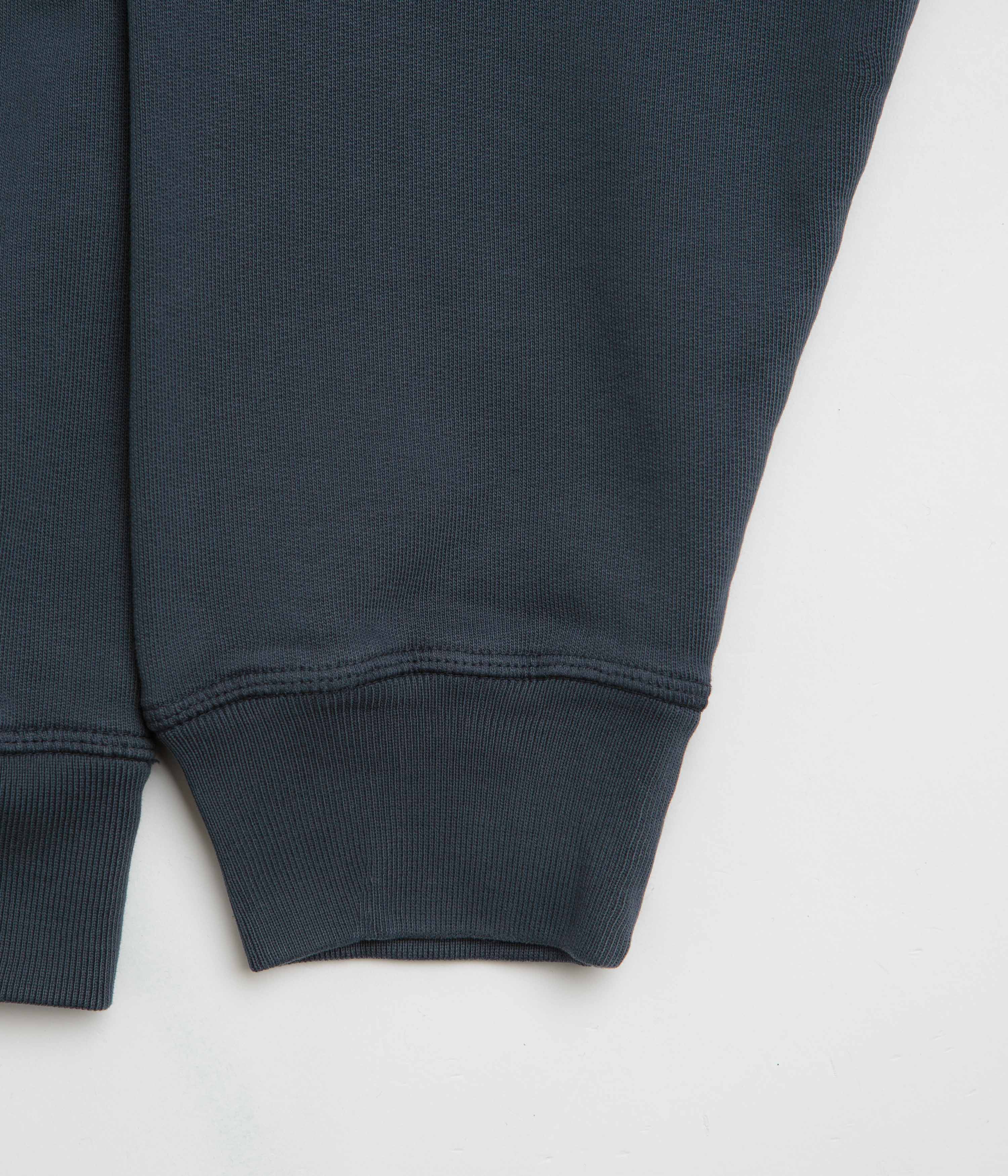 by Parra Oval Logo Hoodie - Washed Blue - Image 4