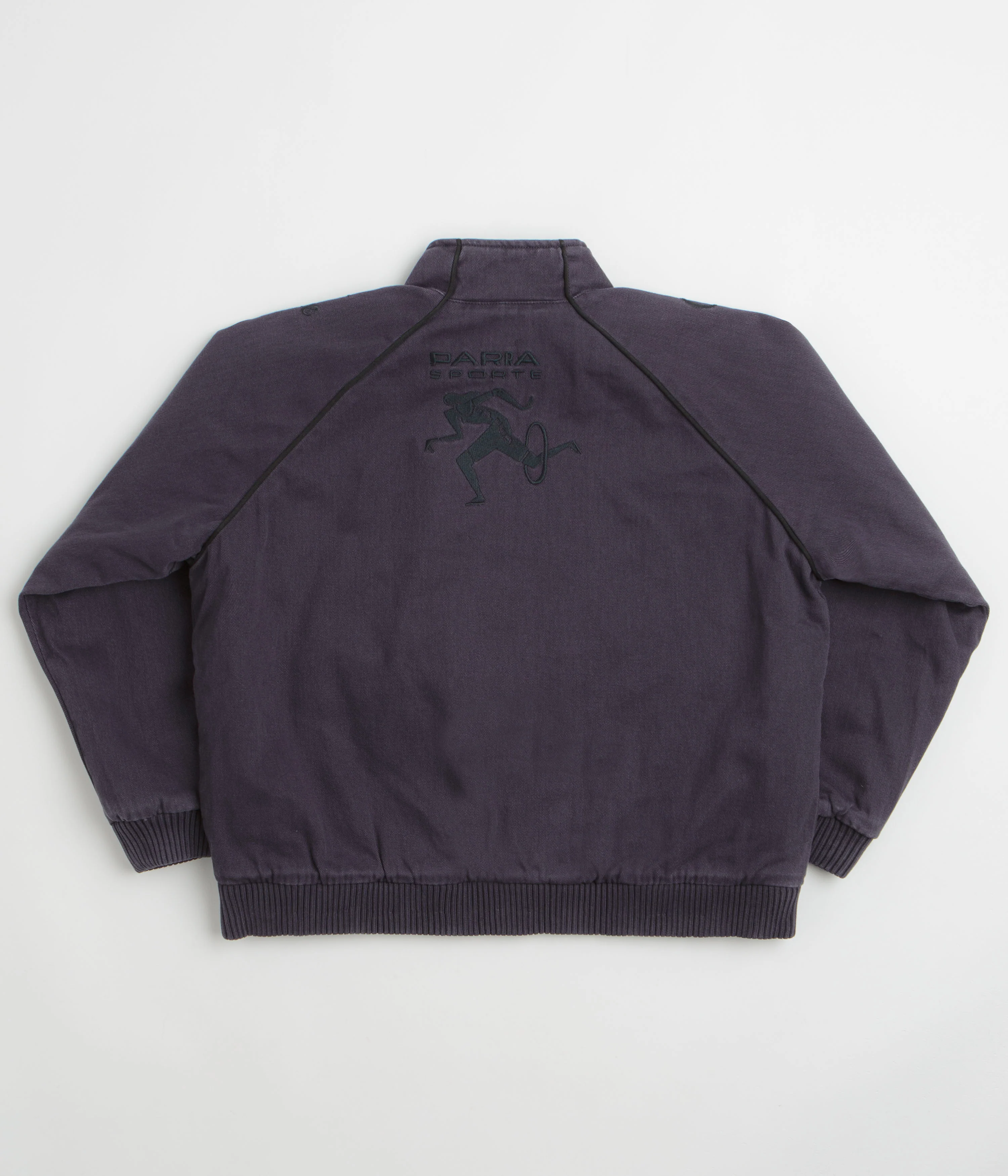 by Parra Owl Meets Rat Racing Jacket - Blue - Image 3