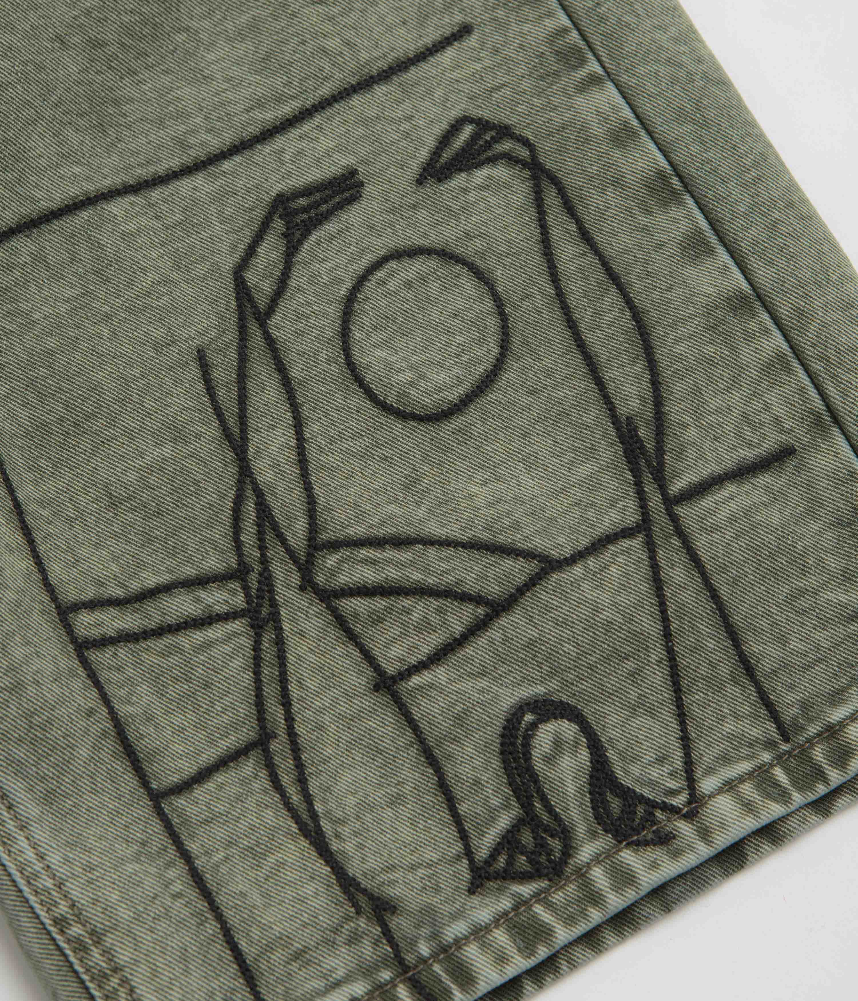 by Parra Protect The Sun Shorts - Green - Image 4