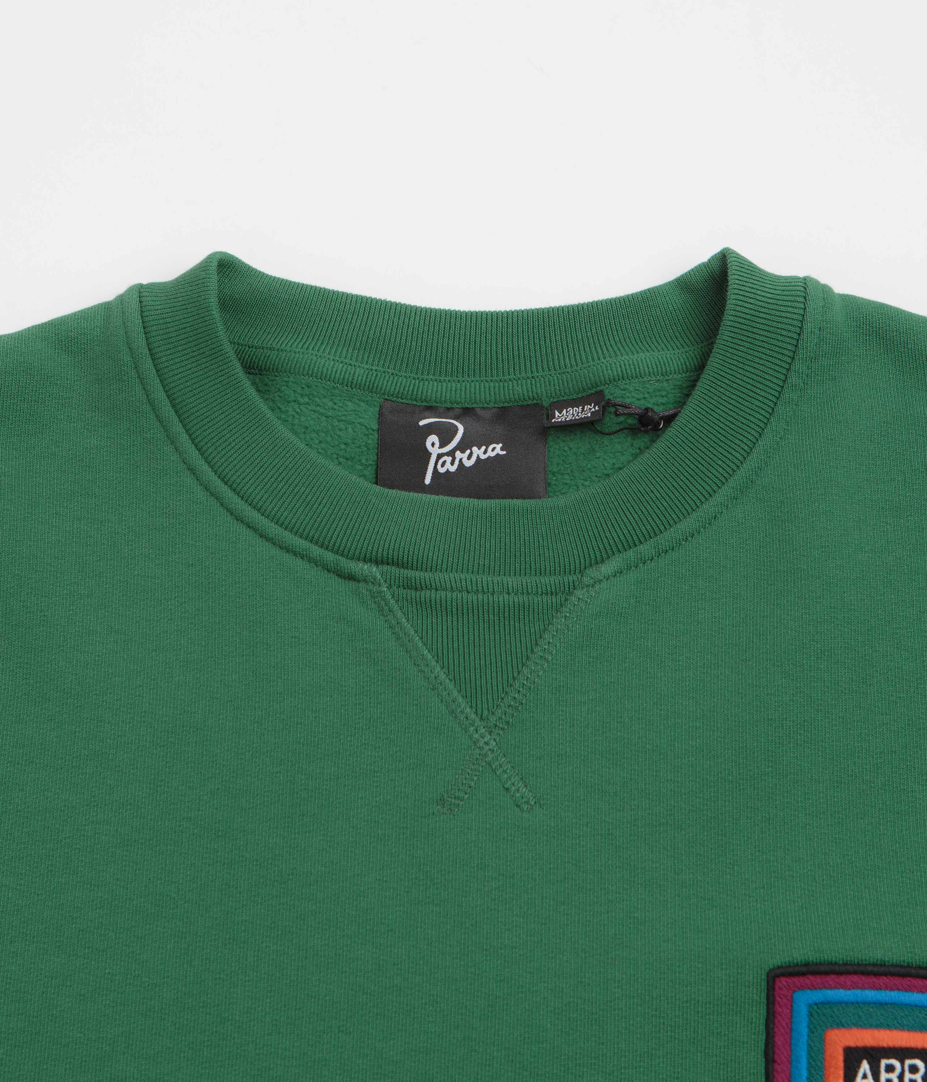 by Parra Repeat Pea Crewneck Sweatshirt - Green - Image 2