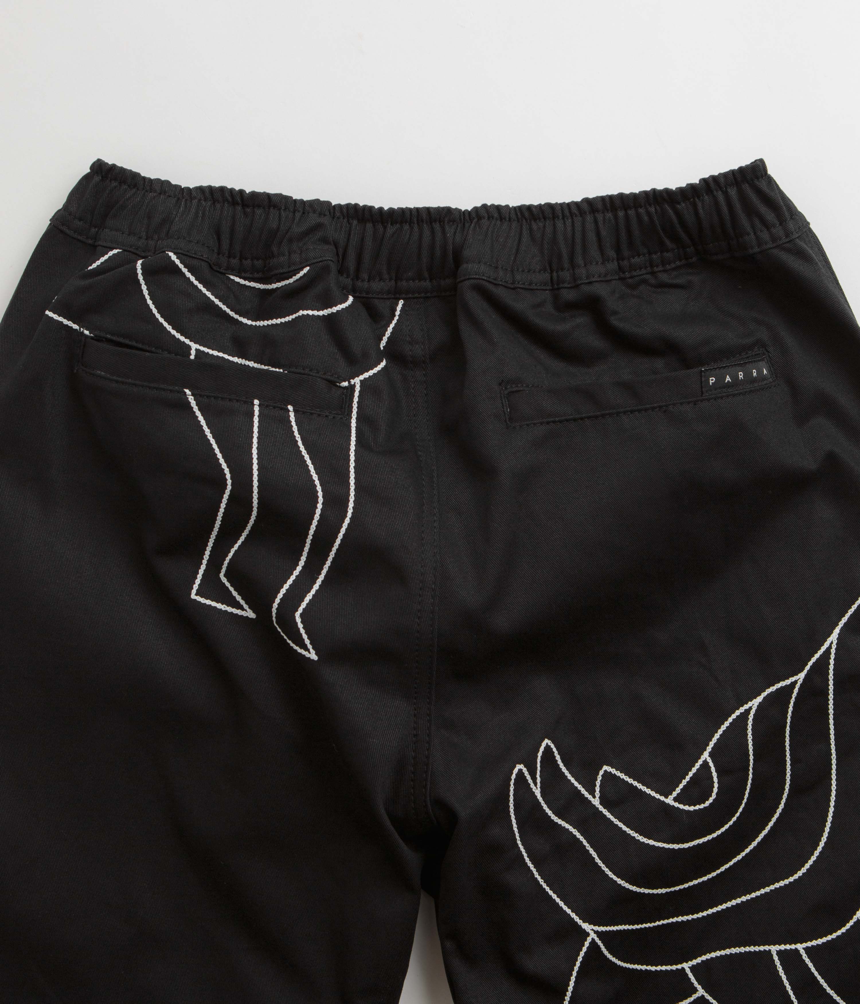 by Parra Stitched Up Duck Pants - Black - Image 6