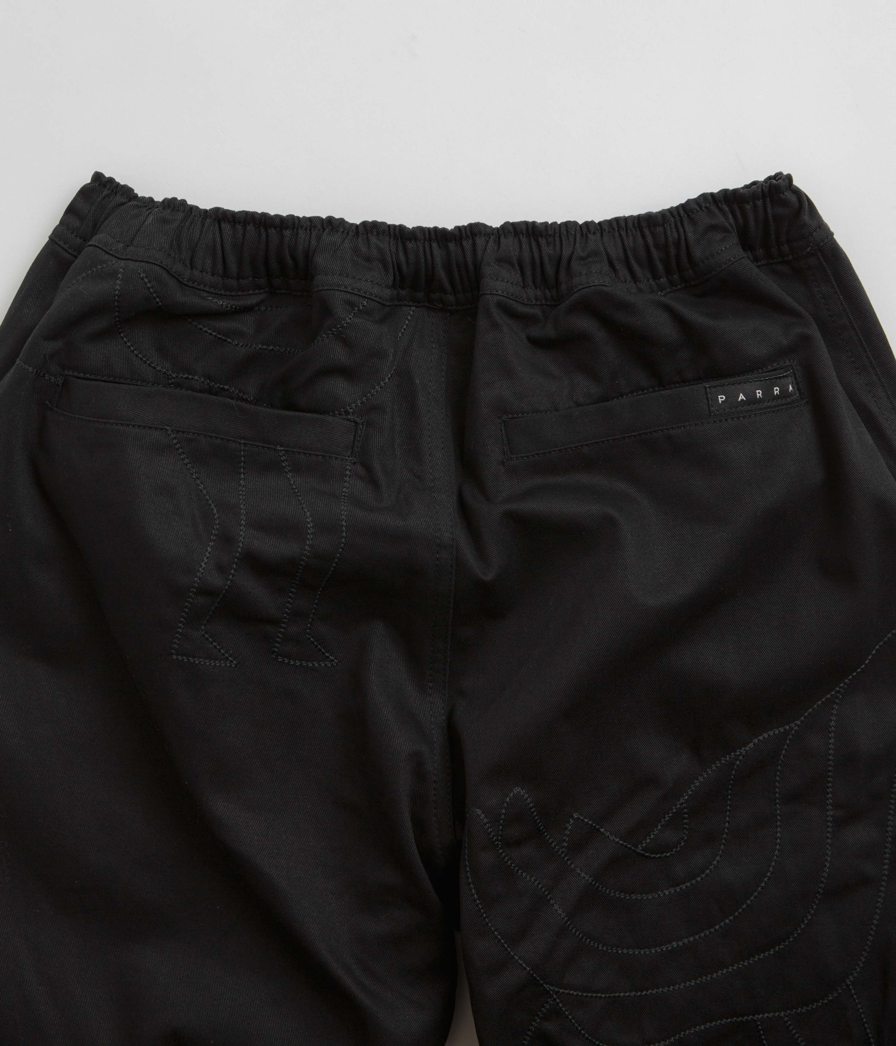 by Parra Stitched Up Duck Pants - Black / Black - Image 6