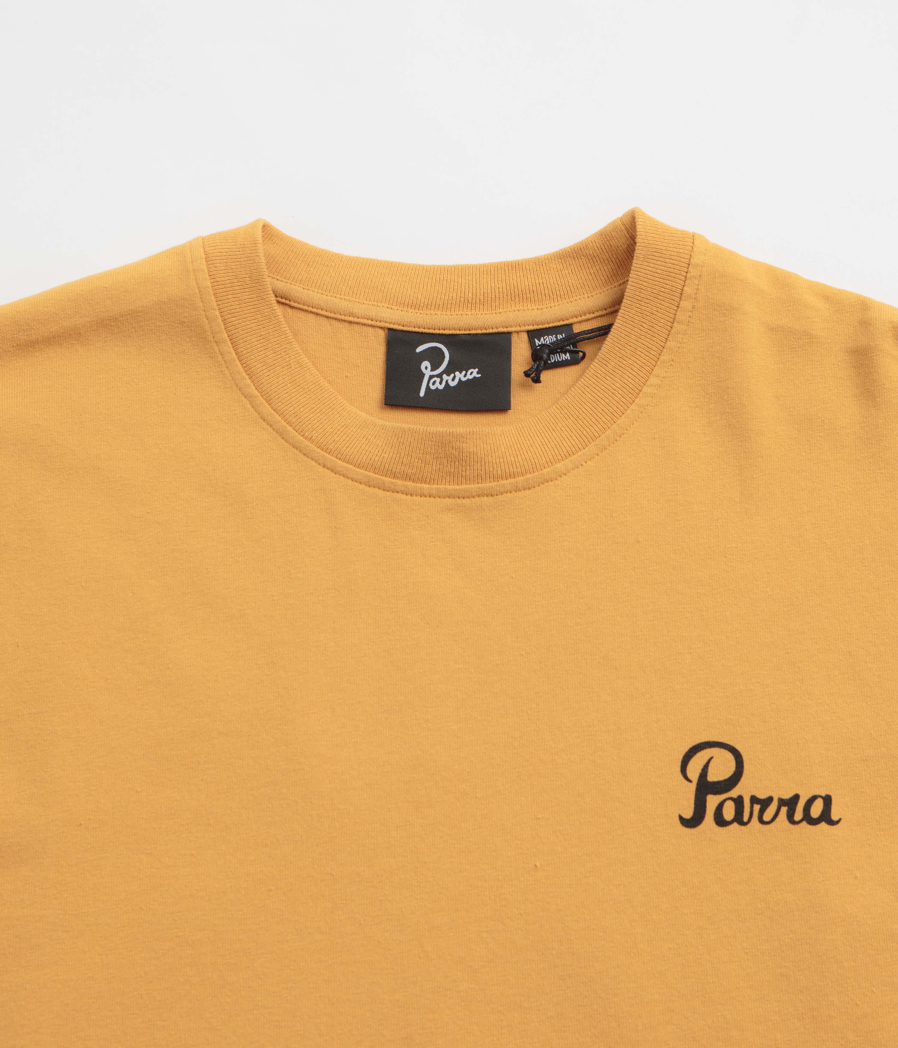 by Parra Swan To The Face T-Shirt - Ochre - Image 3