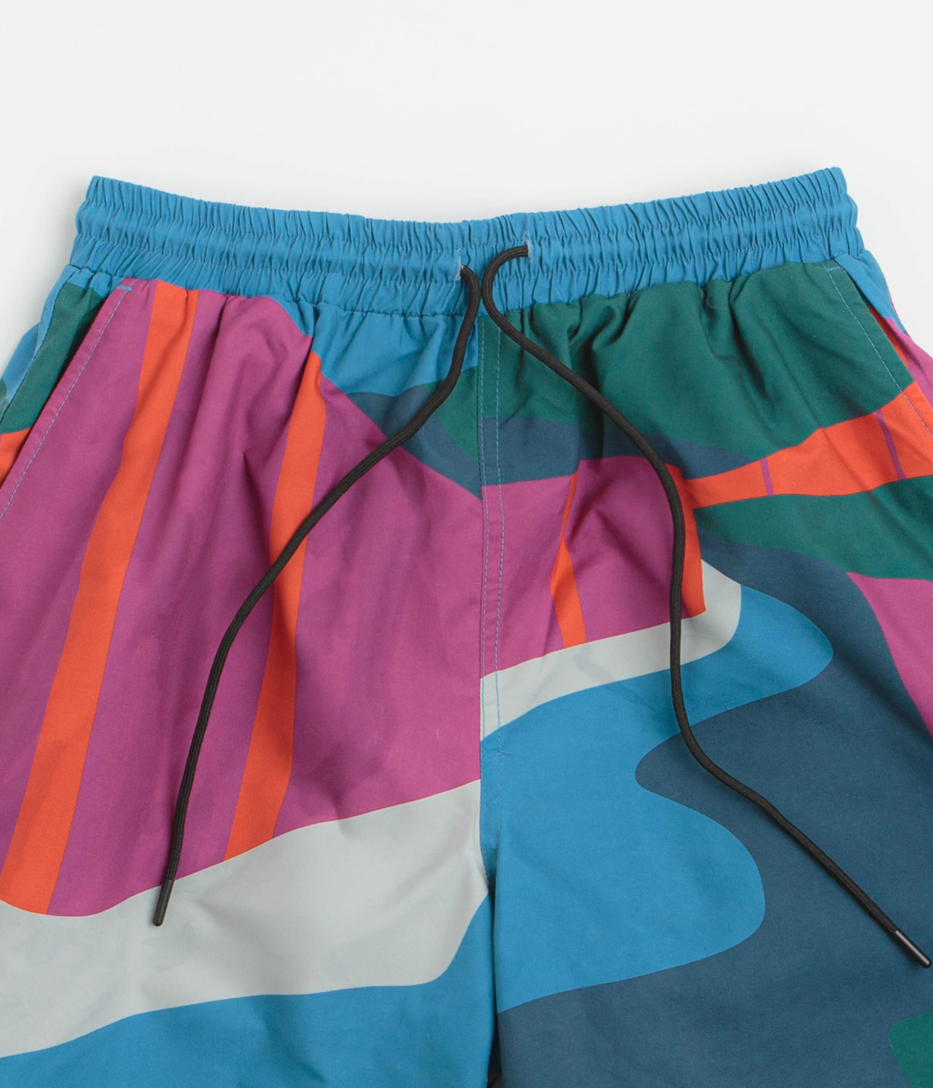 by Parra The Festival Fence Swim Shorts - Blue - Image 4