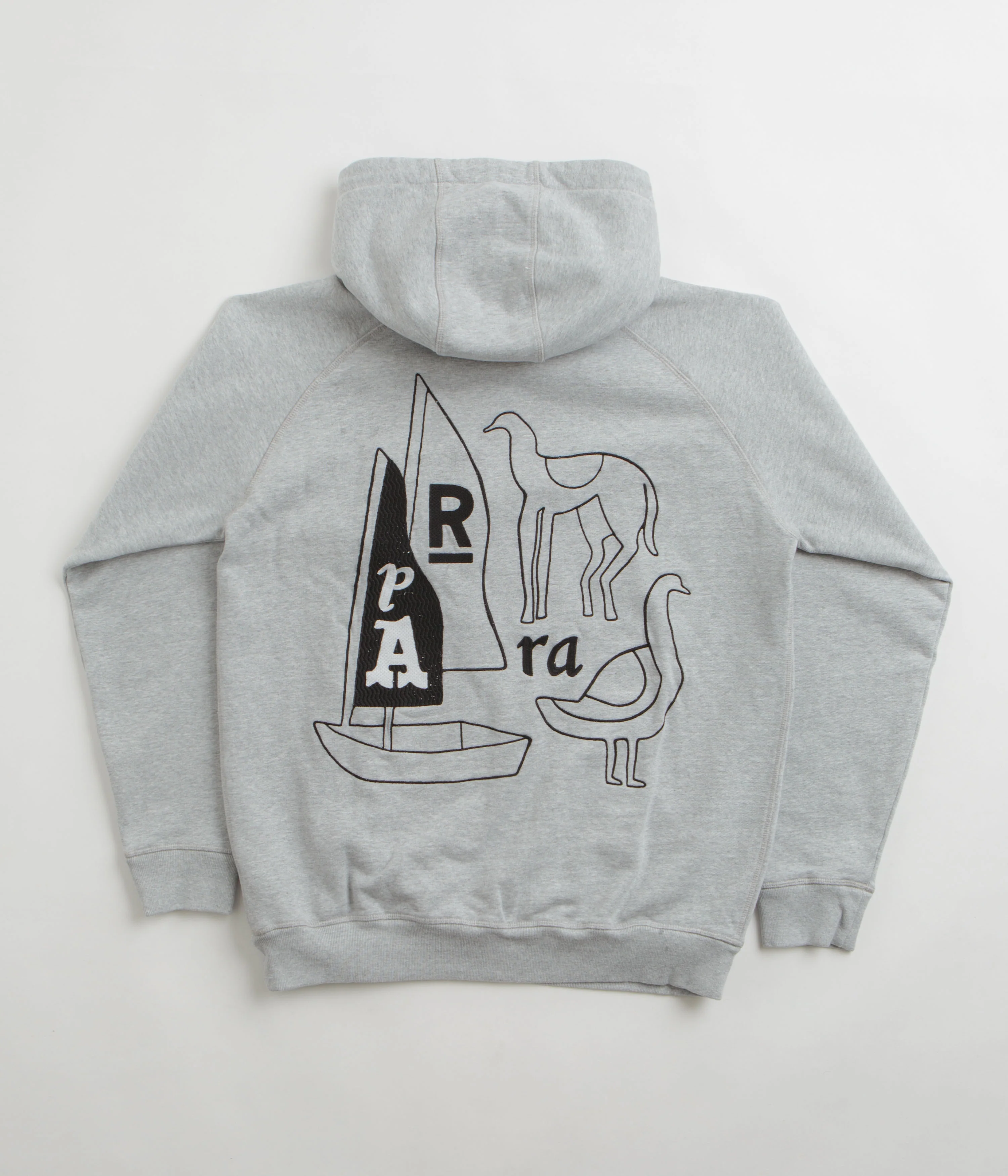 by Parra The Riddle Hoodie - Heather Grey - Image 2