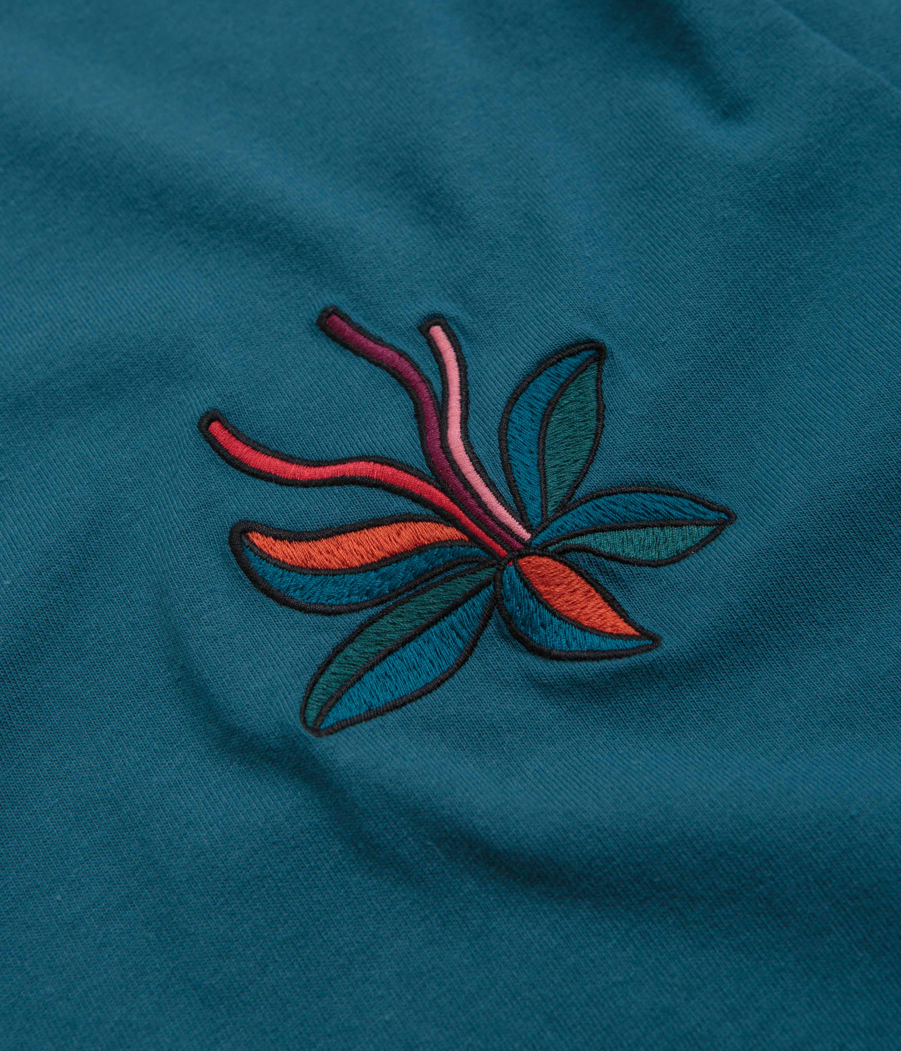 by Parra The Stand Off T-Shirt - Deep Sea Green - Image 3