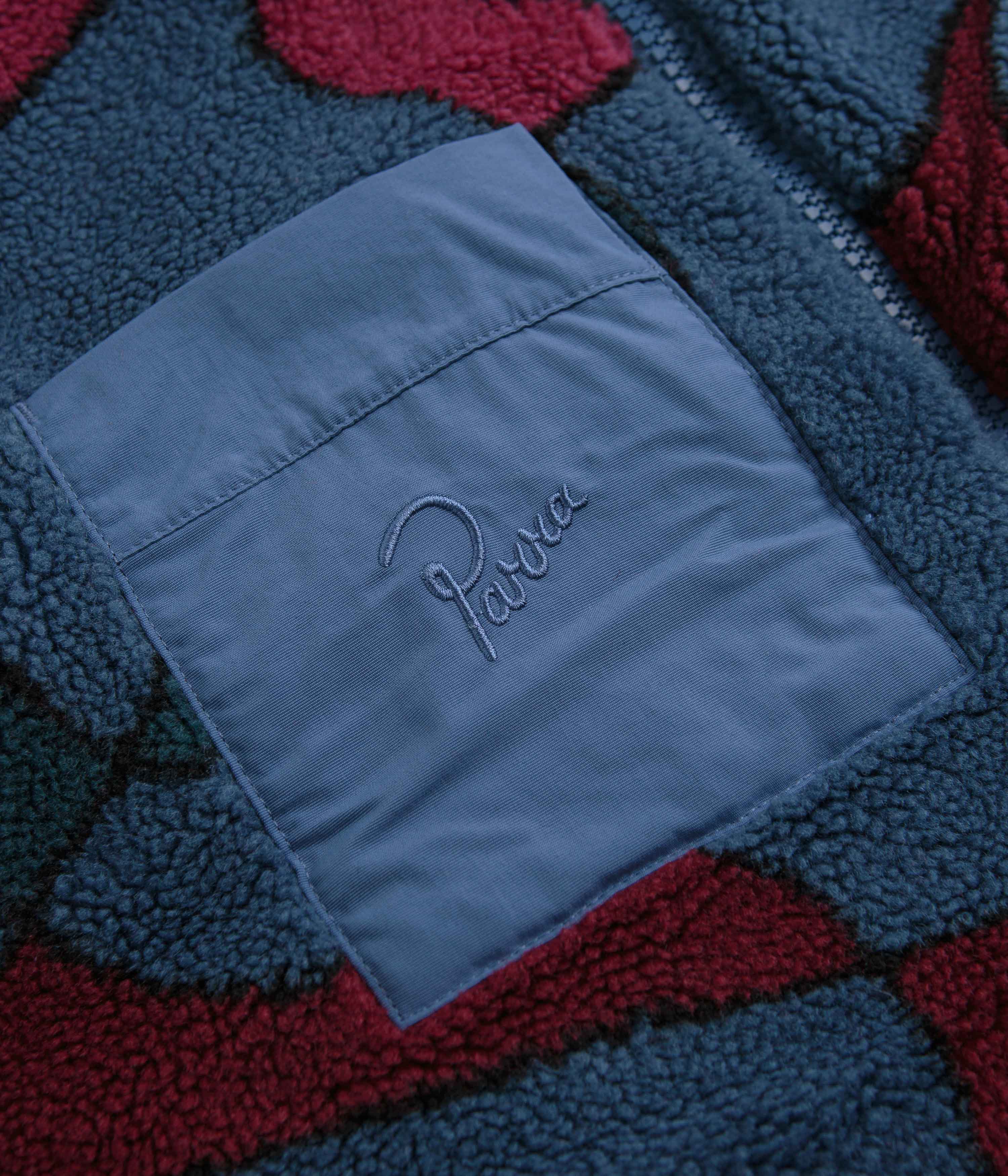 by Parra Trees In Wind Reversible Vest - Blue - Image 5